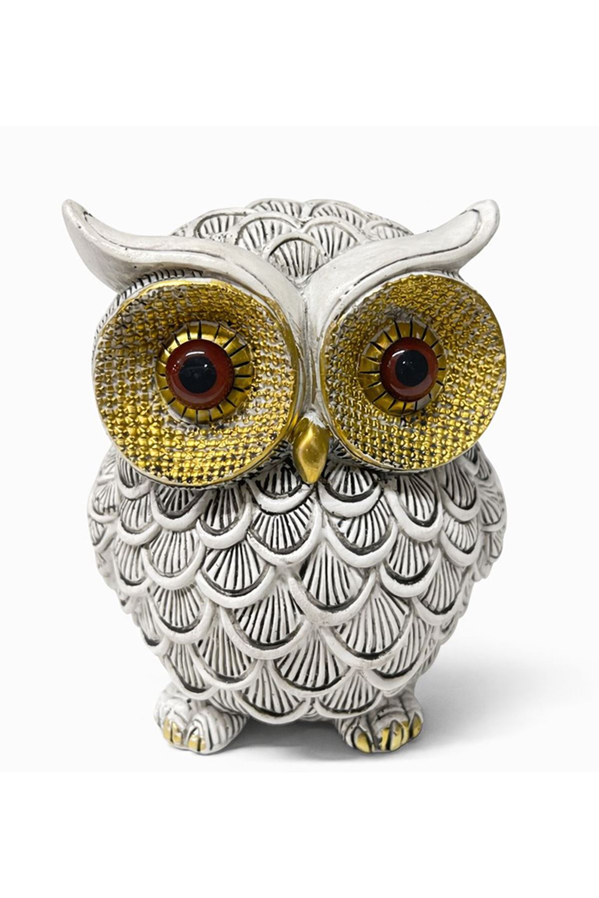 14x10 cm Polyester Baykuş Figürü