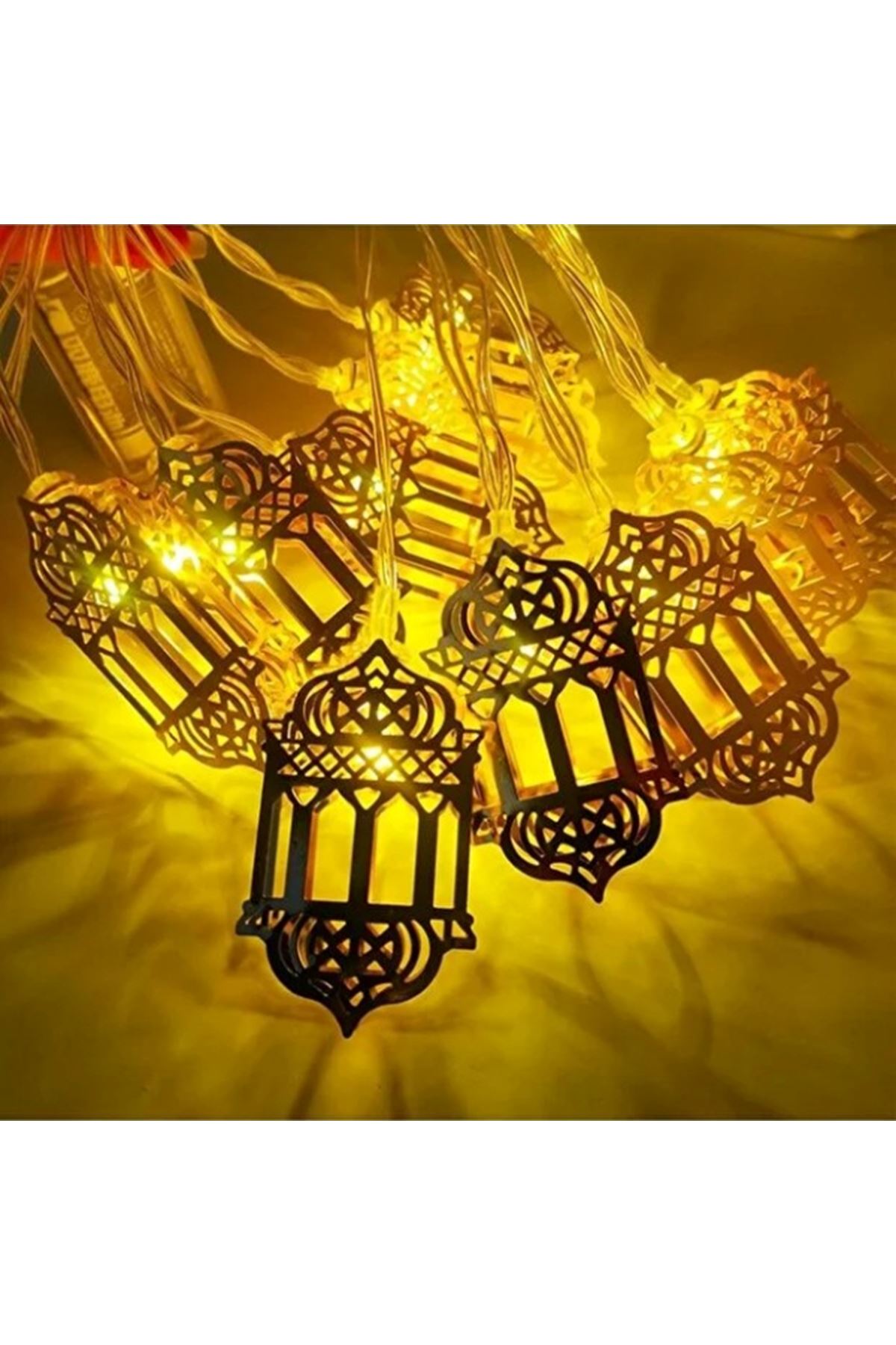 Ramazan Kandili Model Dekoratif LED Işık 2 Metre