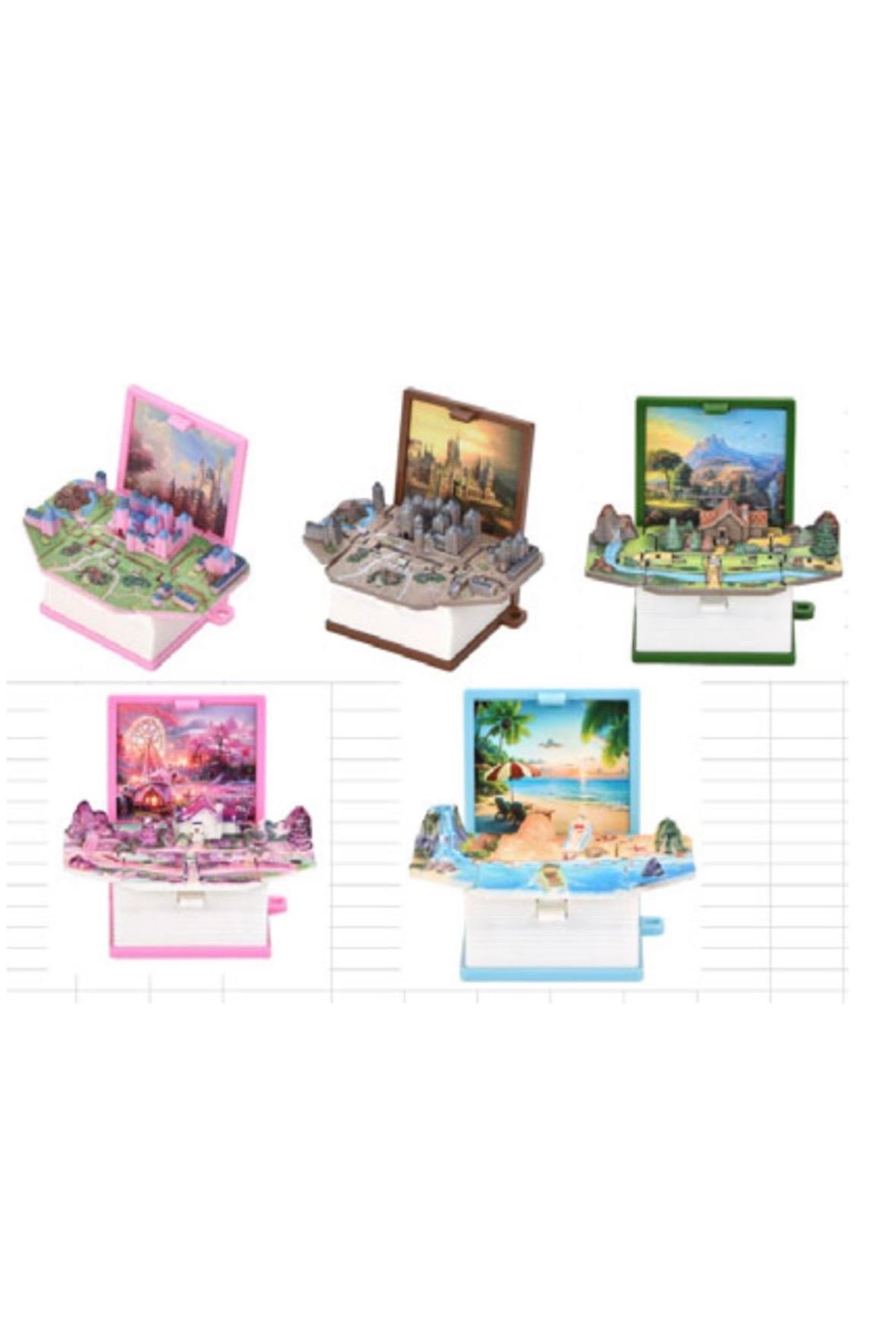 Kitap Şeklinde 3D Anahtarlık