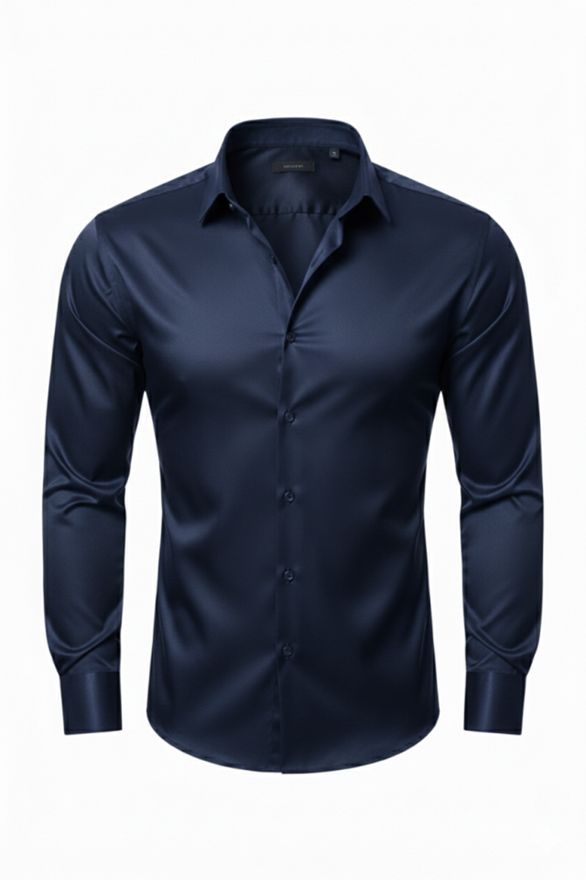 Erkek Saten Klasik Gömlek