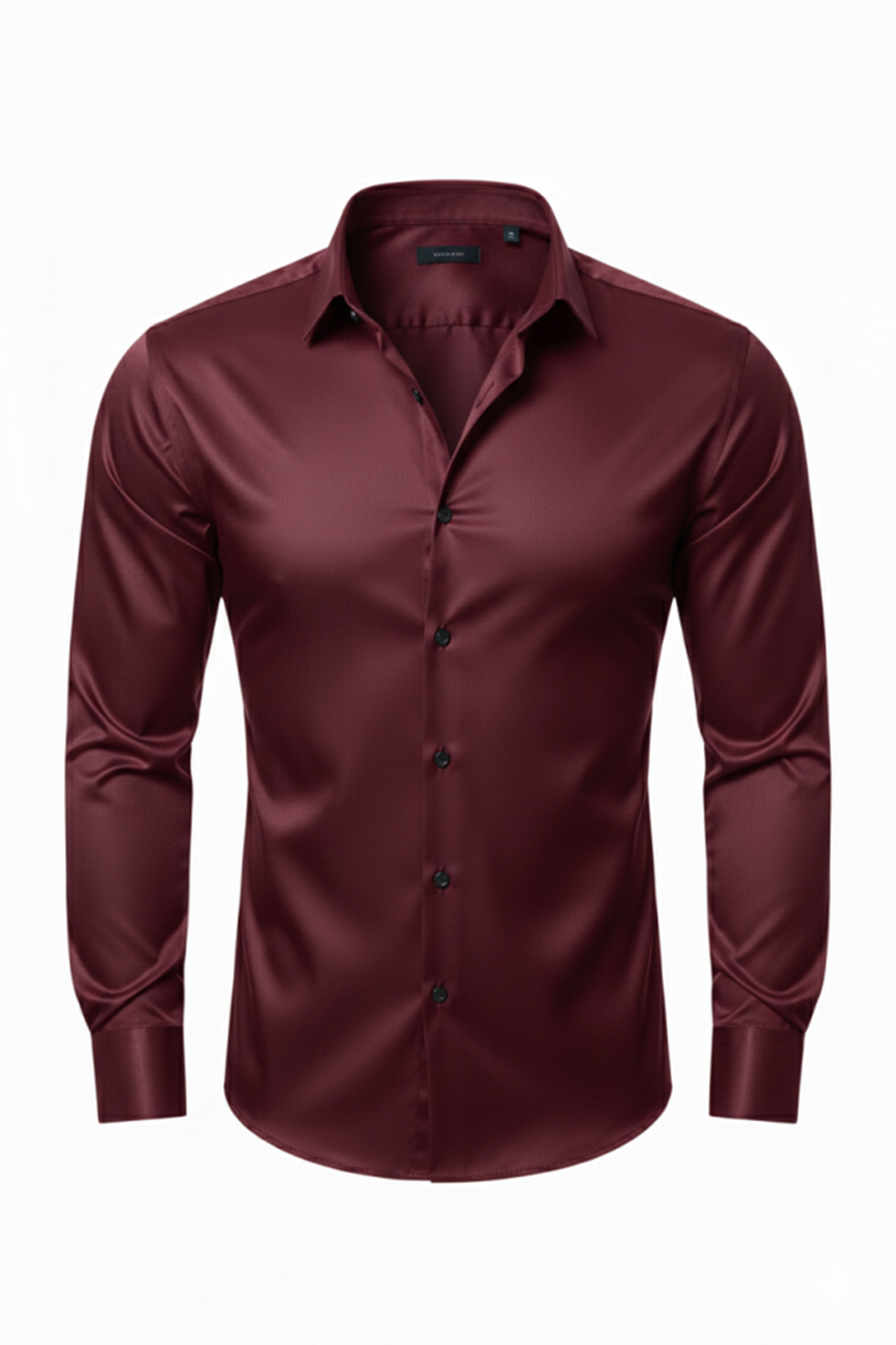 Erkek Saten Klasik Gömlek