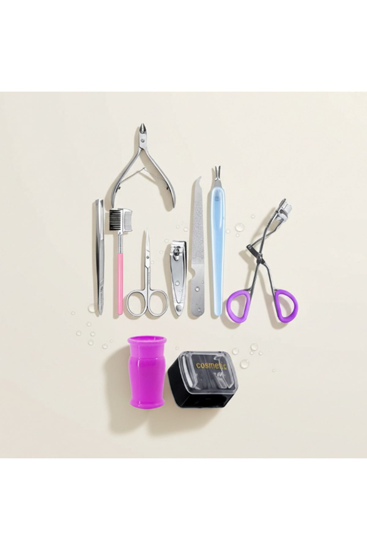 9 Parça Kutulu Manikür Seti