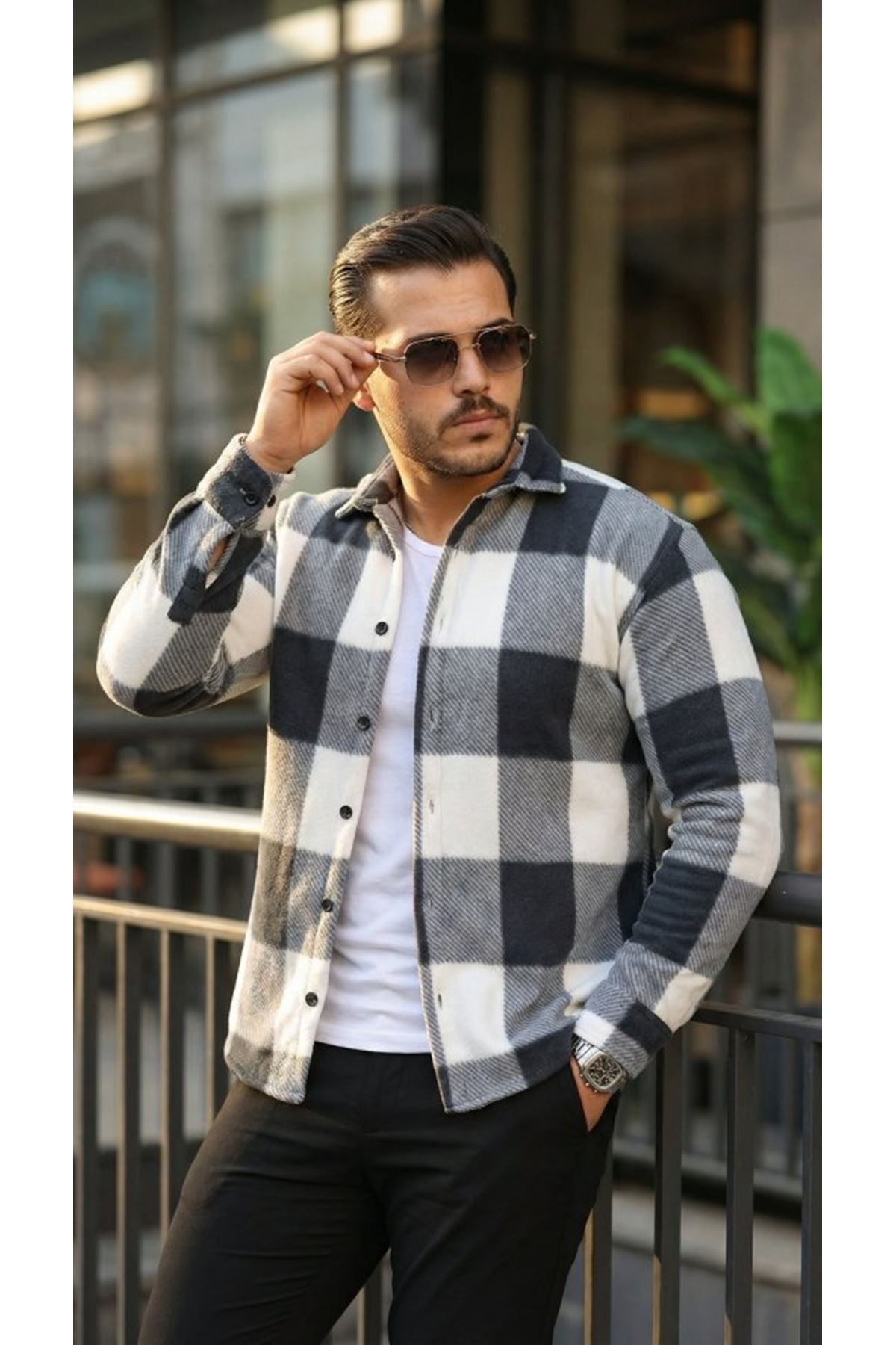 Erkek Uzun Kollu Polar Gömlek