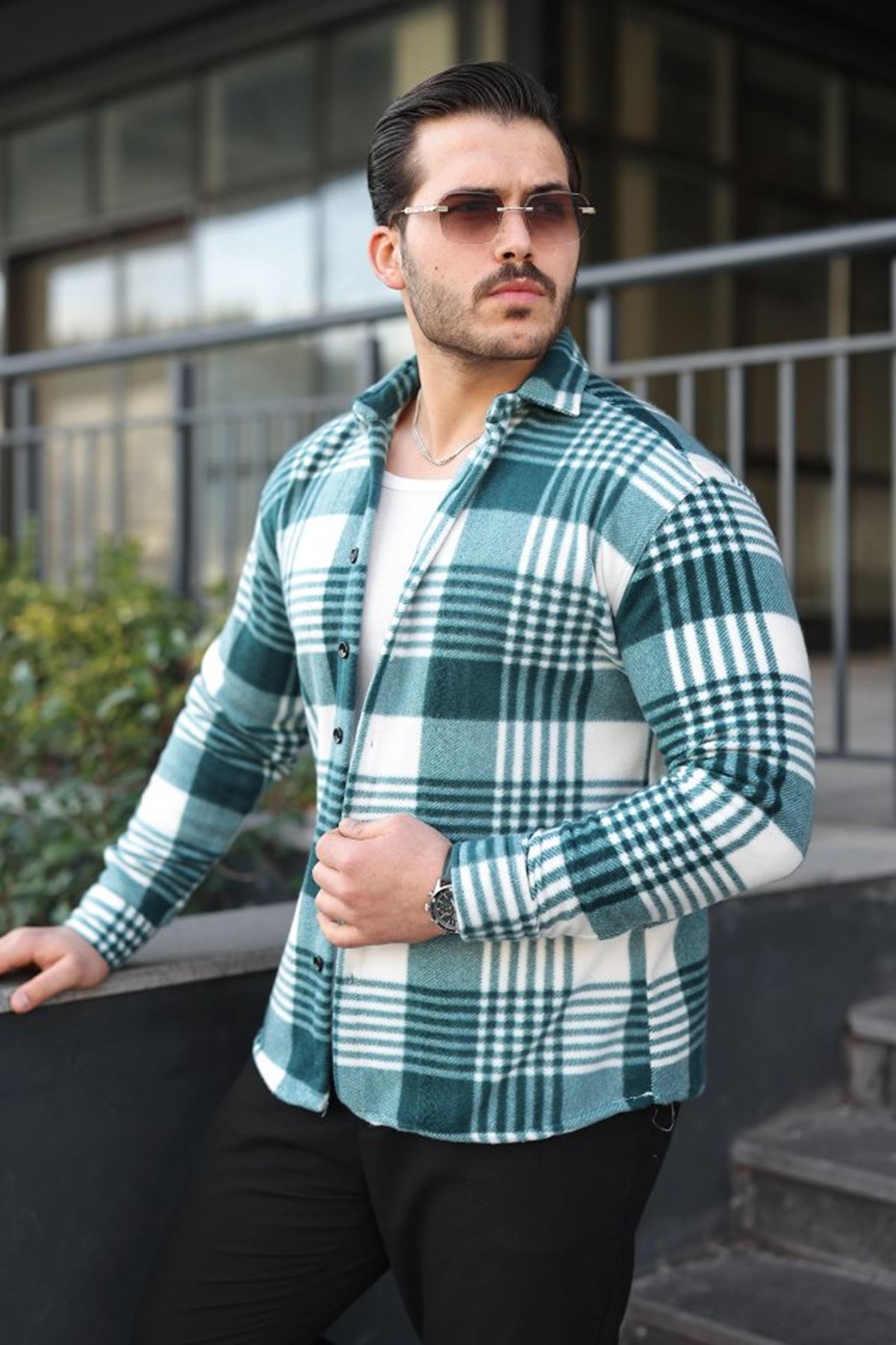 Erkek Uzun Kollu Polar Gömlek