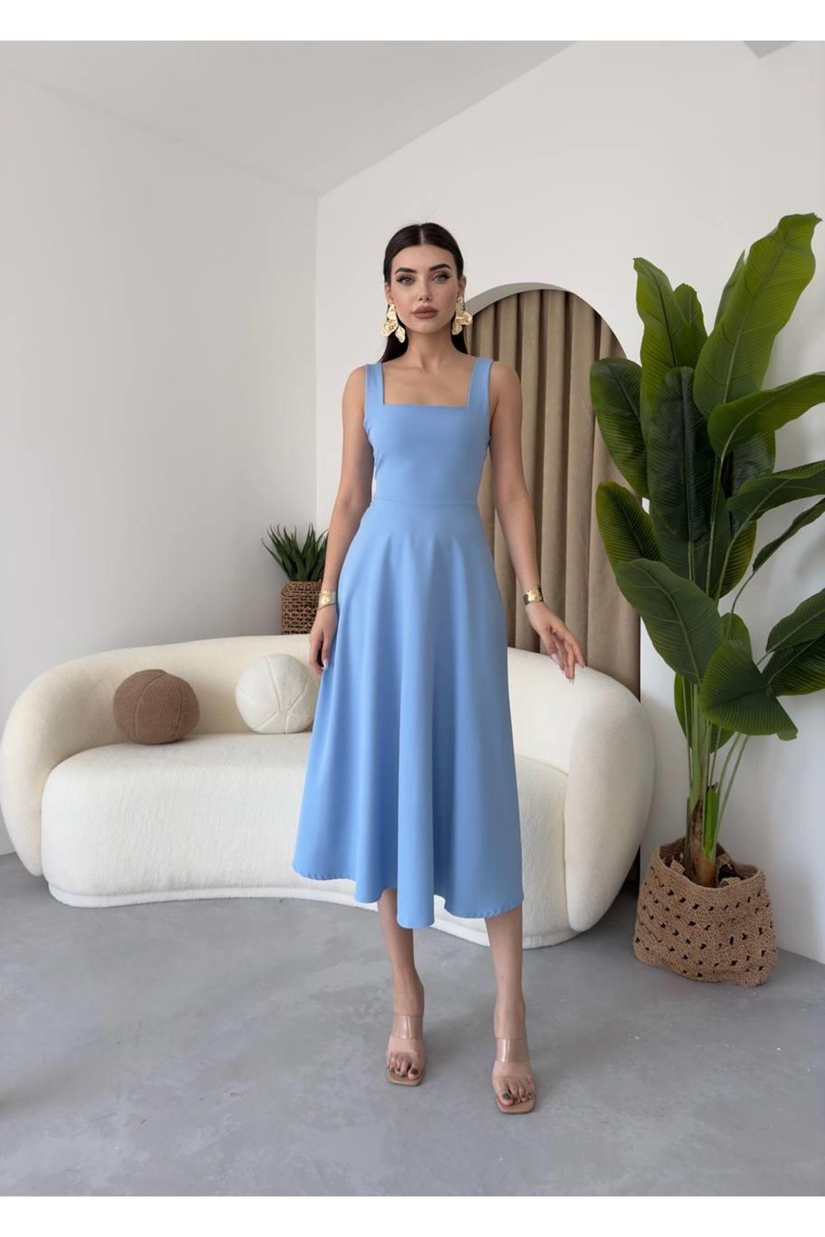 Neapolitan Askılı Elbise