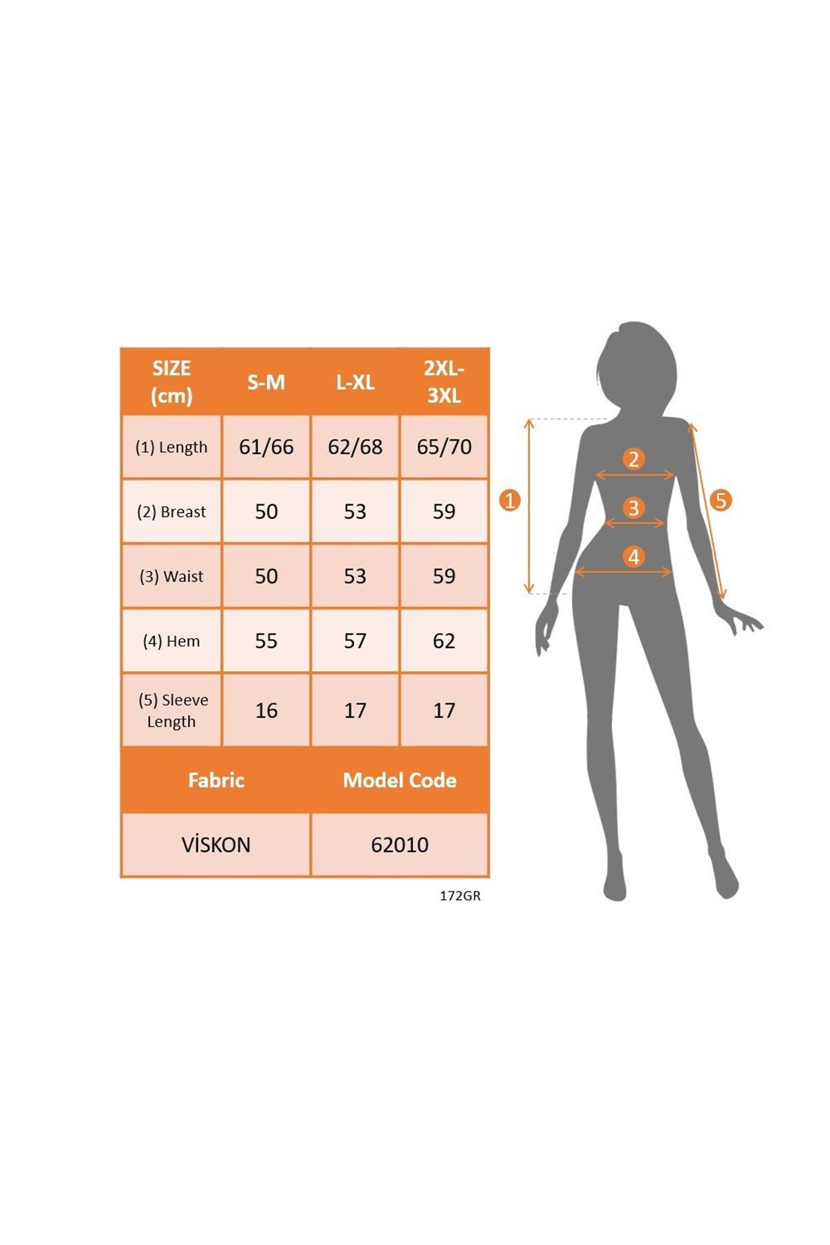 Kadın Kısa Kollu V Yakalı çift Renkli Viskon Bluz