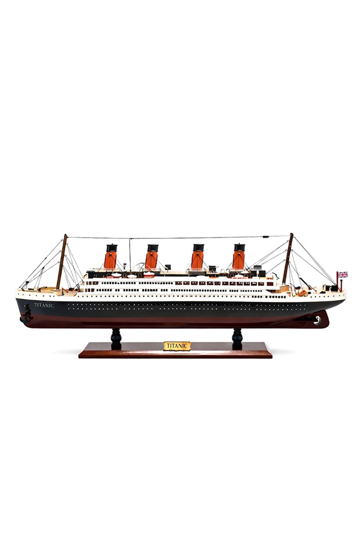 Özel Tasarım Ahşap Işıklı Titanik Gemi - Model 2