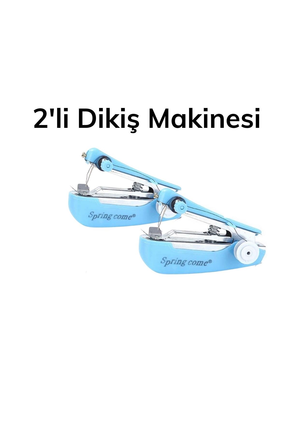 TBL Dekor® Spring Come Mini Kolay Seyehat ve Ev Tipi El Dikiş Dikme Makinası