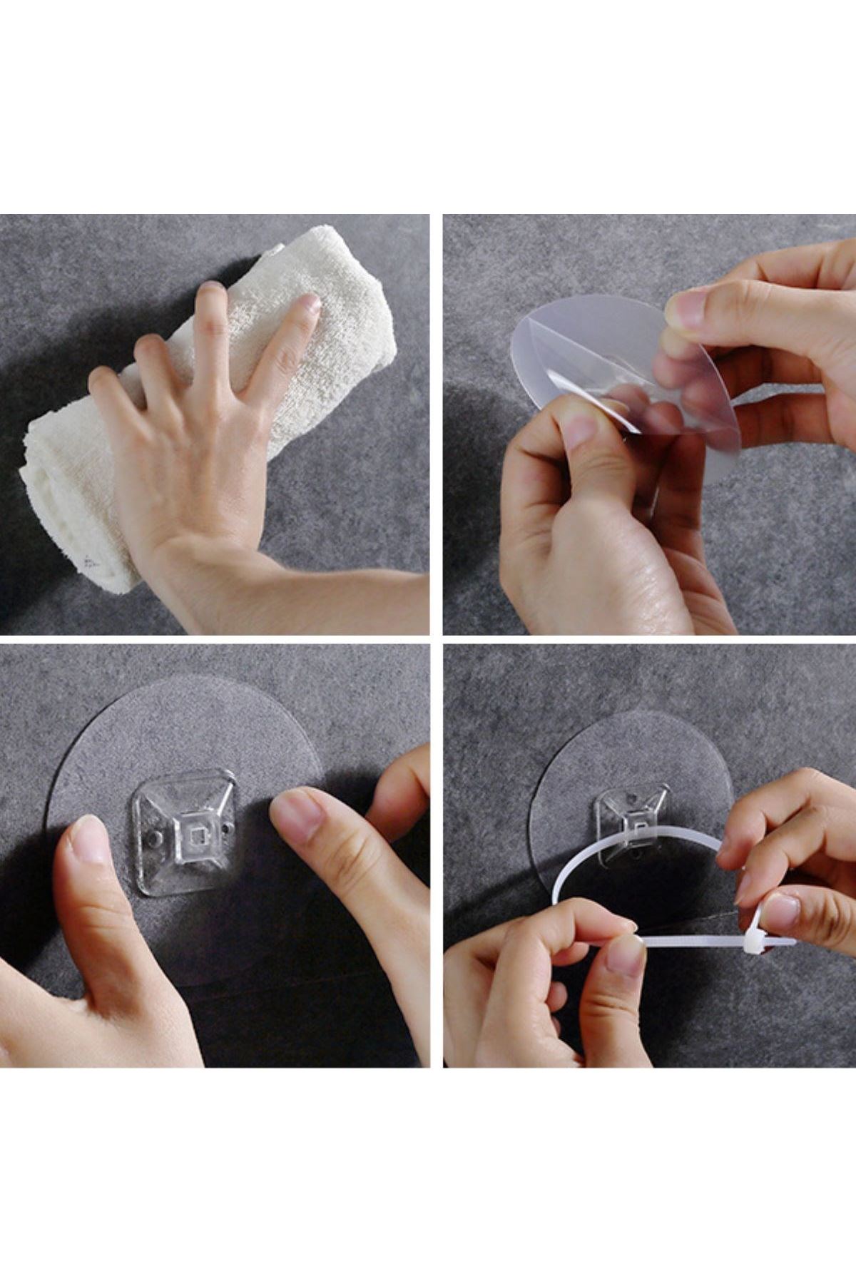 TBL Dekor® Yapışkanlı Eşya Sabitleyici Aparat Deprem Güvenliği Çocuk Koruma Sabitleme Aparatı 1 Çift