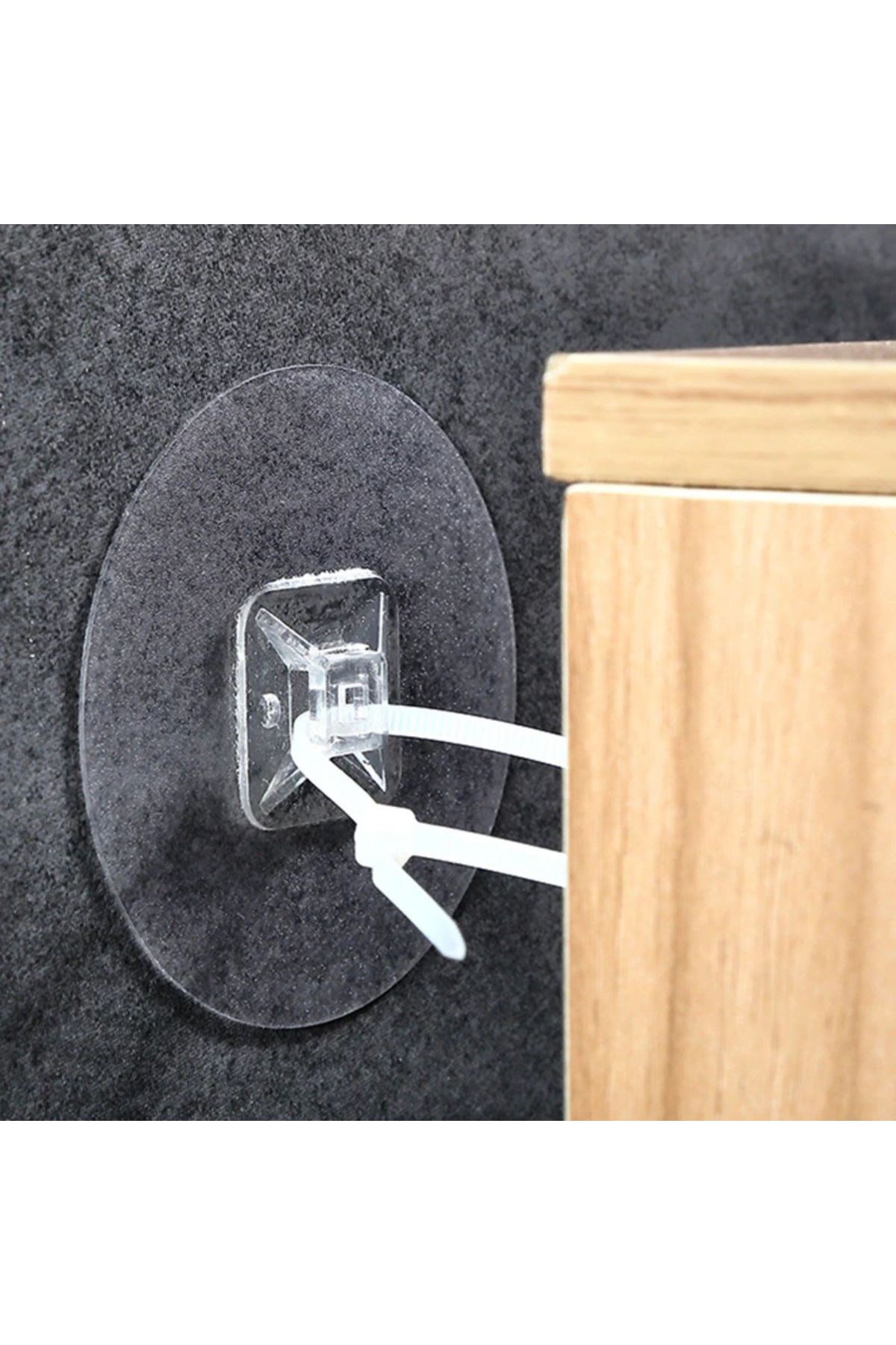 TBL Dekor® Yapışkanlı Eşya Sabitleyici Aparat Deprem Güvenliği Çocuk Koruma Sabitleme Aparatı 1 Çift