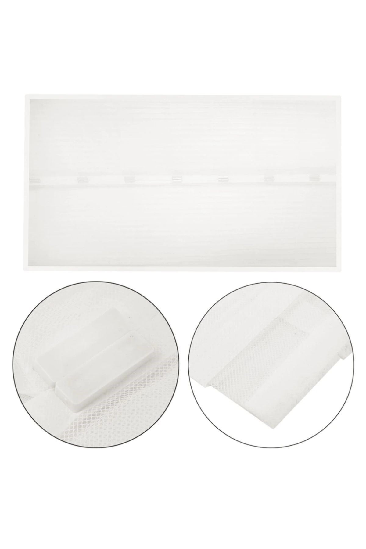 TBL Dekor® Pratik Manyetik Mıknatıslı Beyaz Kapı Pencere Sinekliği Tülü 90 x 210 cm