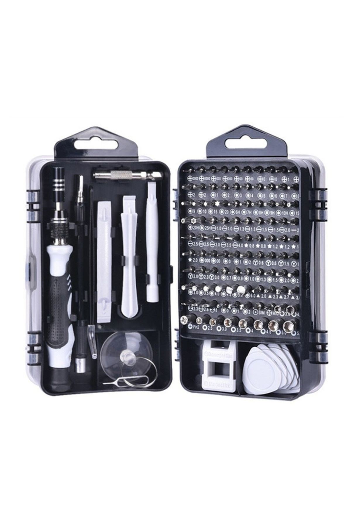 TBL Dekor® 115 in 1 Hassas Tornavida Onarım Alet Manyetik Sürücü Kitli Elektronik Hassas Tornavida Seti