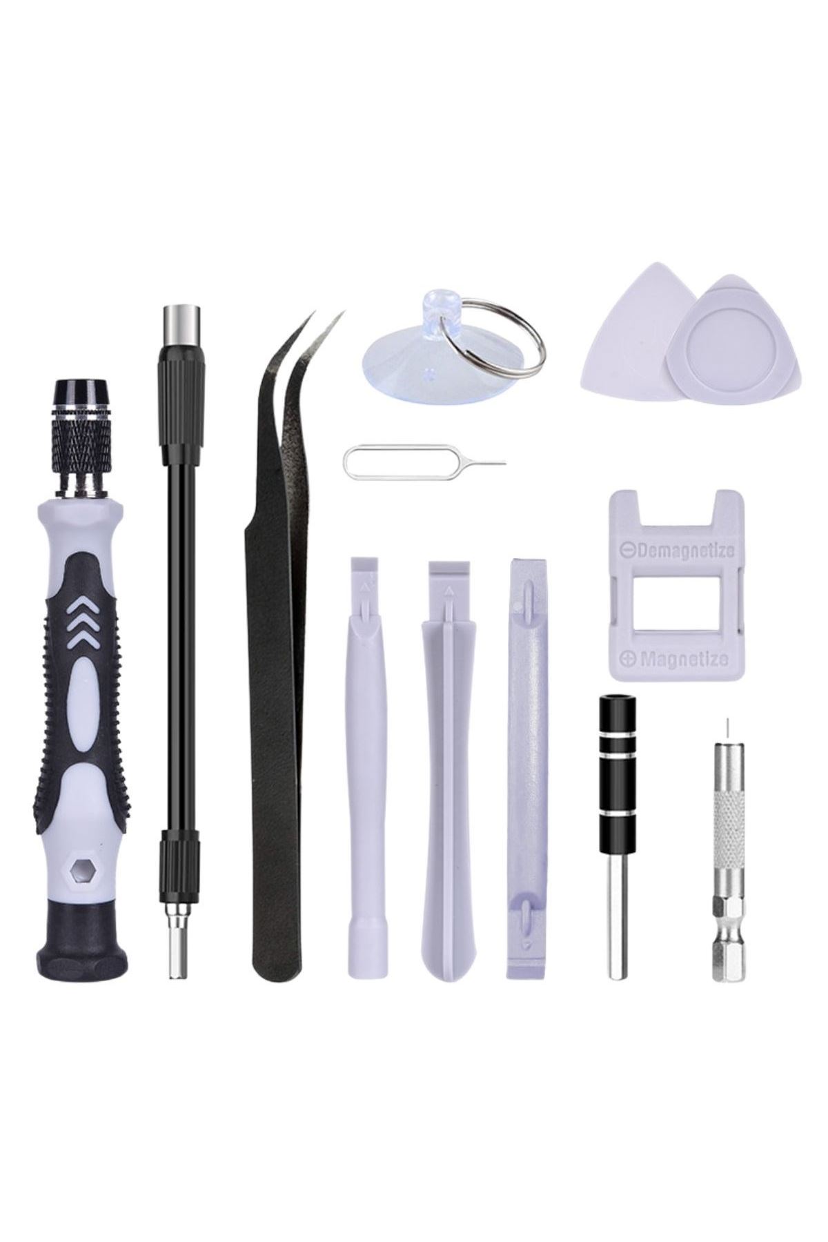 TBL Dekor® 115 in 1 Hassas Tornavida Onarım Alet Manyetik Sürücü Kitli Elektronik Hassas Tornavida Seti