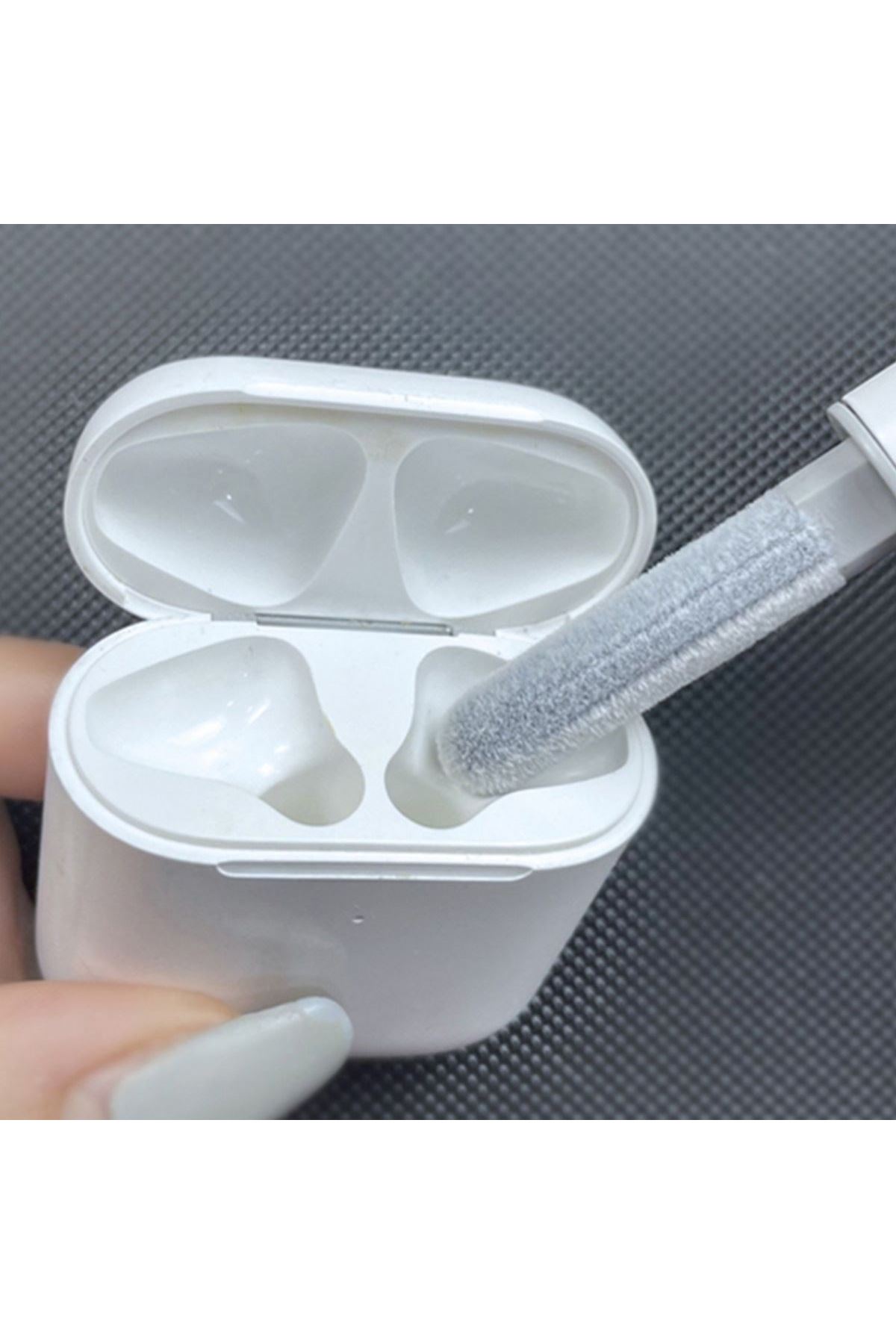 TBL Dekor®  Çok Amaçlı Yumuşak Fırçalı Kablosuz Kulaklıklar İçin Kulaklık Temizleme Kiti