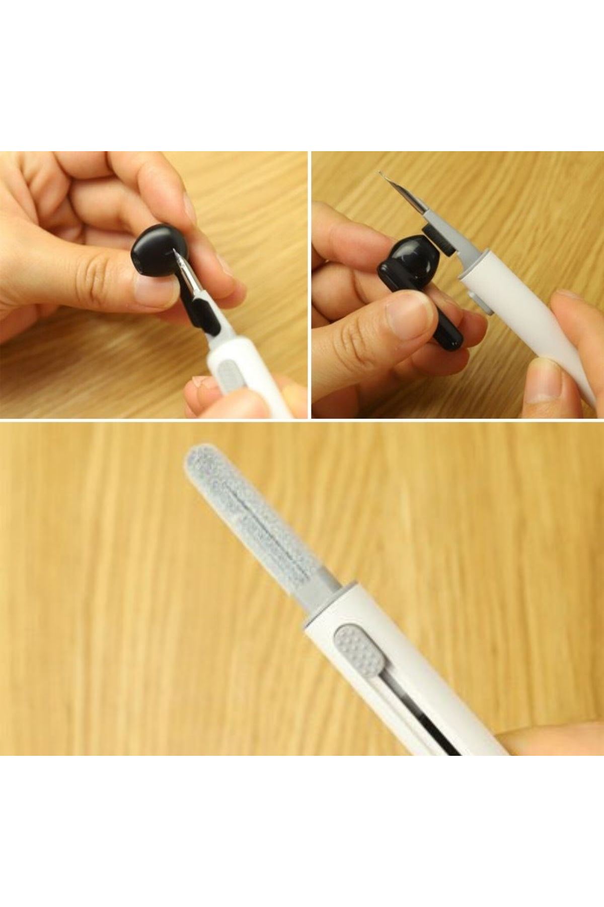 TBL Dekor®  Çok Amaçlı Yumuşak Fırçalı Kablosuz Kulaklıklar İçin Kulaklık Temizleme Kiti