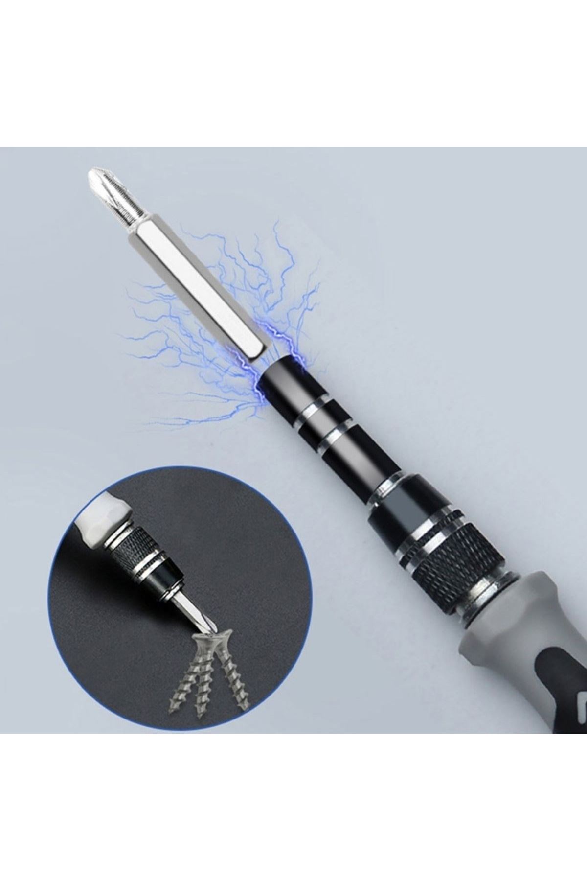 TBL Dekor® 115 in 1 Hassas Tornavida Onarım Alet Manyetik Sürücü Kitli Elektronik Hassas Tornavida Seti