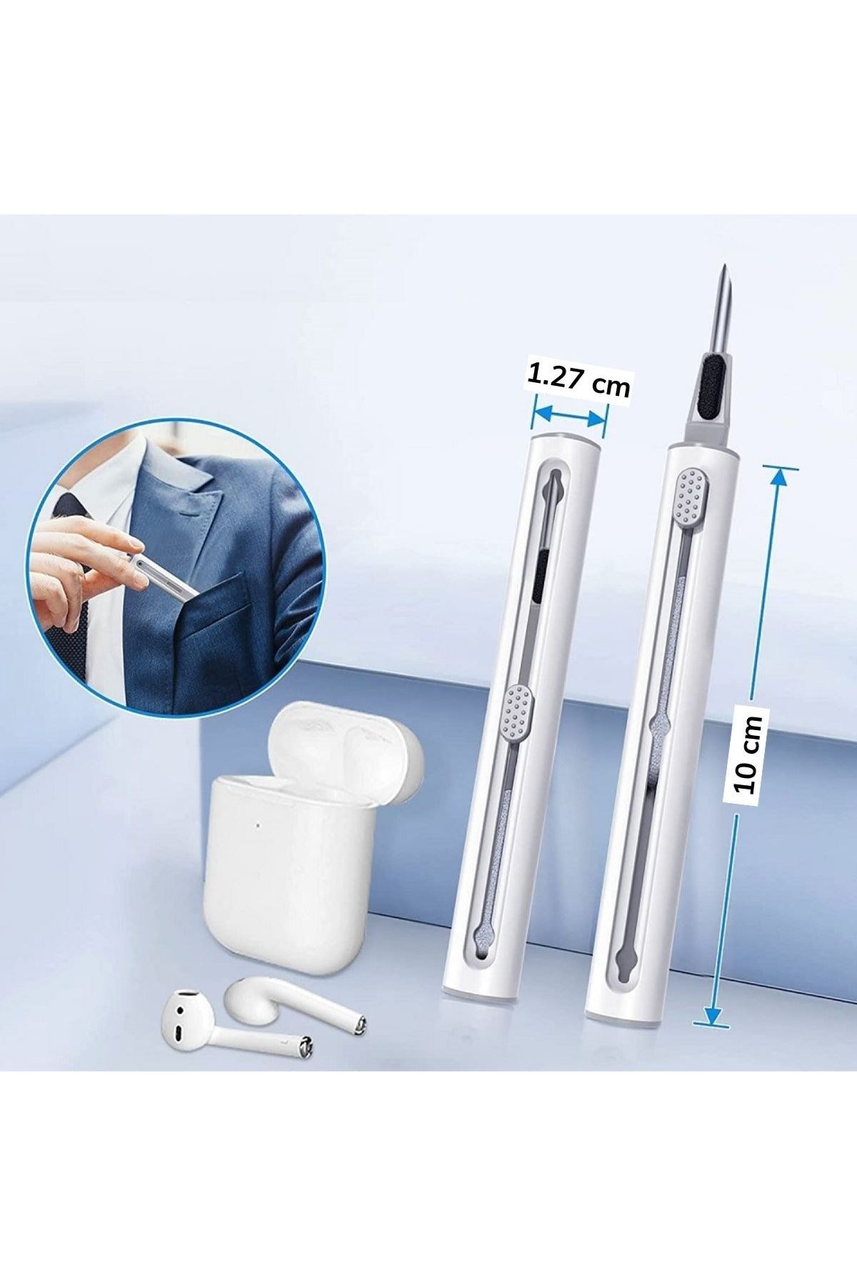 TBL Dekor®  Çok Amaçlı Yumuşak Fırçalı Kablosuz Kulaklıklar İçin Kulaklık Temizleme Kiti