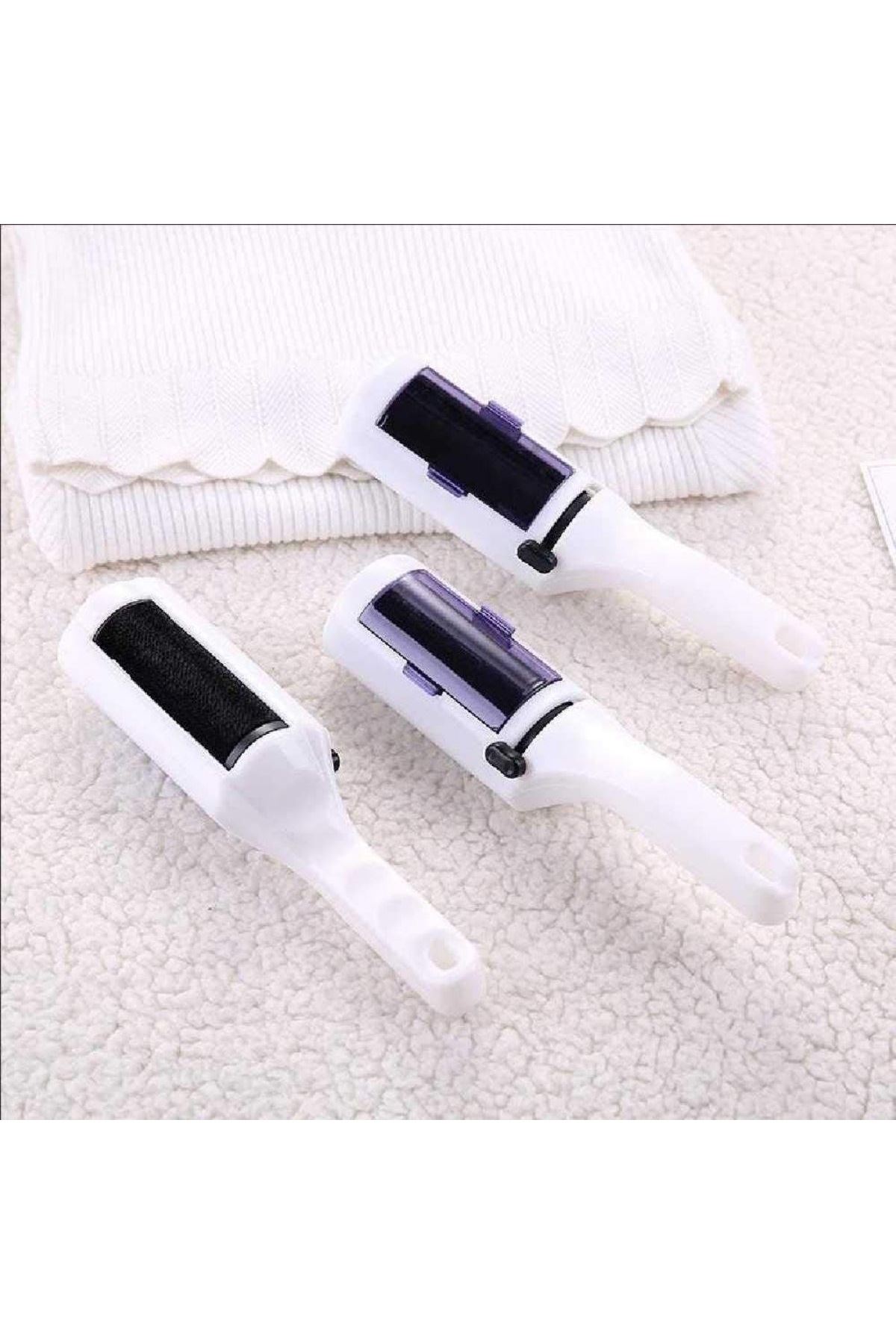 TBL Dekor®  Taşınabilir Elektrostatik Hazneli Rulo Şeklinde Evcil Hayvan Tüyü Saç Toplayıcısı