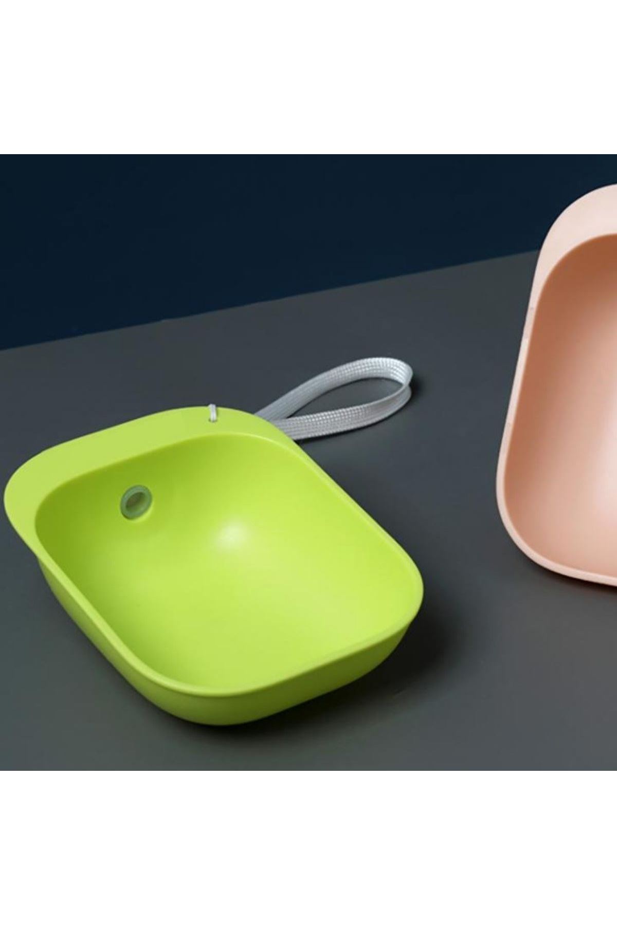 TBL Dekor® Evcil Hayvan Plastik Yıkanabilir Taşınabilir Su Şişesi Bağlantılı Su Kabı