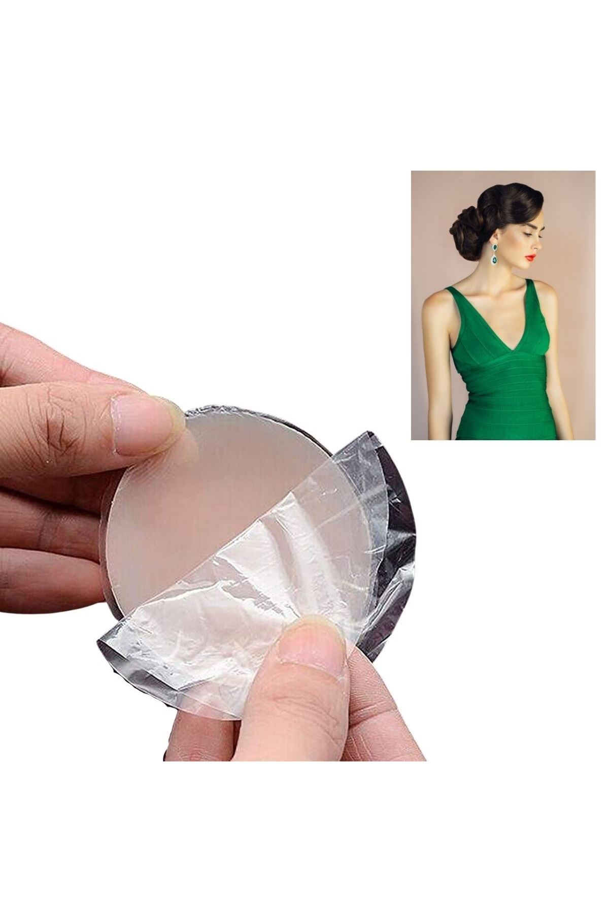 TBL Dekor® Silikon Göğüs Ucu Kapatıcı Gizleyici Bant Aparat  Nipple Pad