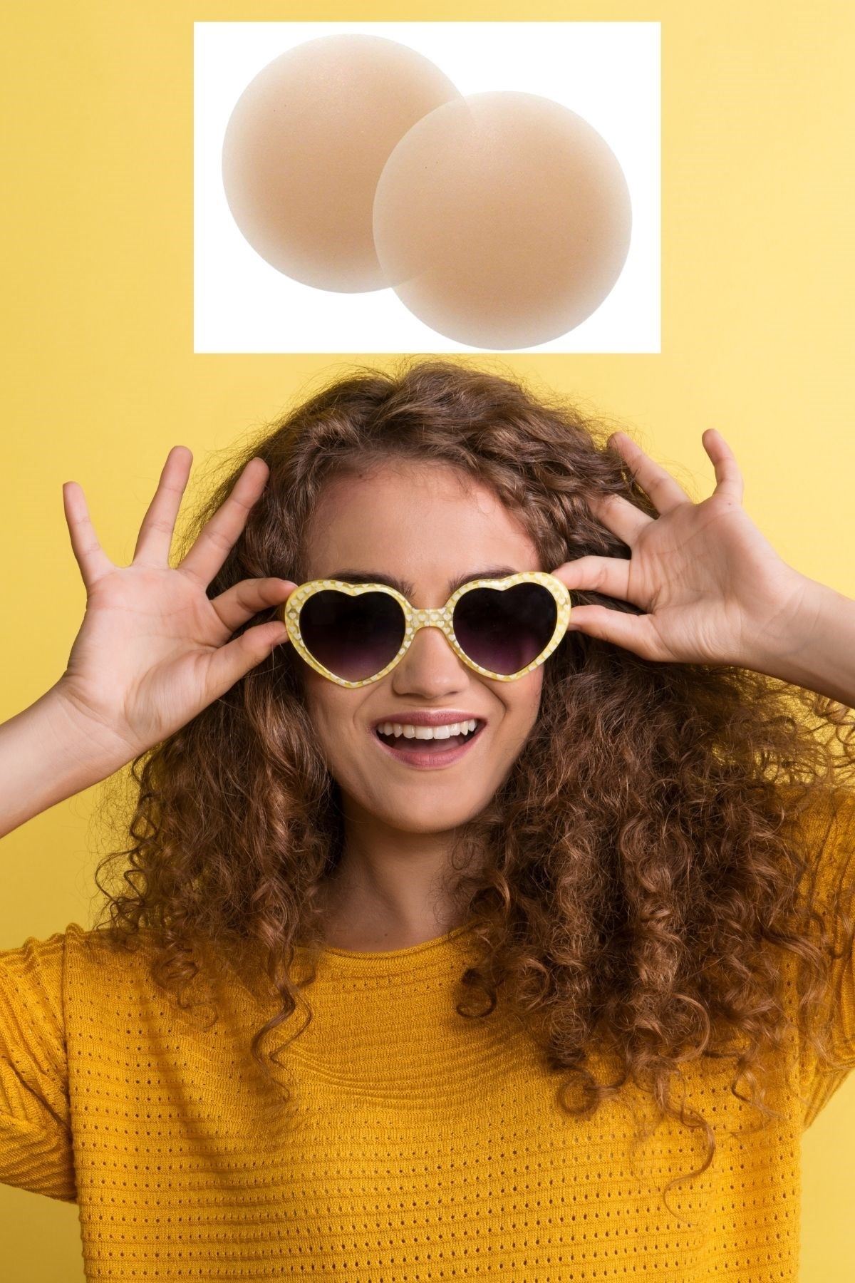 TBL Dekor® Silikon Göğüs Ucu Kapatıcı Gizleyici Bant Aparat  Nipple Pad