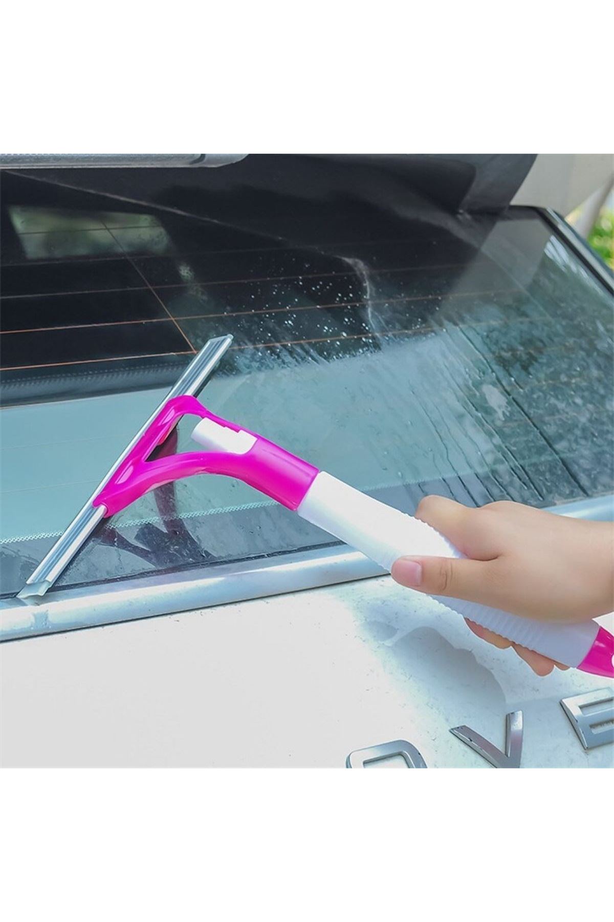 TBL Dekor® Pratik Spreyli Cam Sil Pencere Ayna Tezgah Duşakabin Temizleyici Püskürtmeli Silme Aparatı