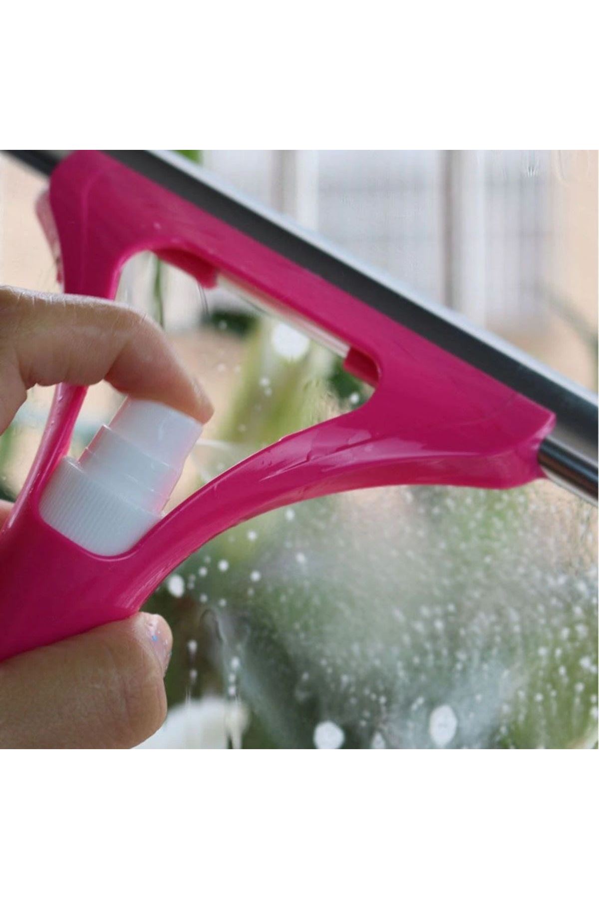 TBL Dekor® Pratik Spreyli Cam Sil Pencere Ayna Tezgah Duşakabin Temizleyici Püskürtmeli Silme Aparatı