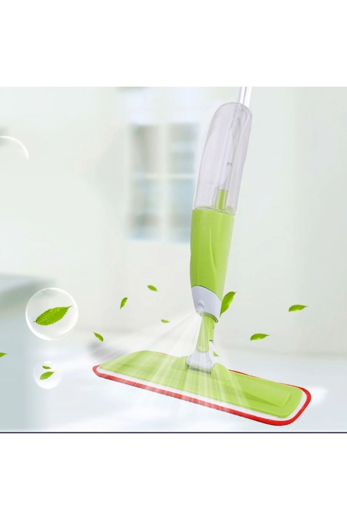 TBL Dekor® Döner Başlıklı Spreyli Mop Parke Ahşap Fayans Temizleyici Su Hazneli Sihirli Paspas