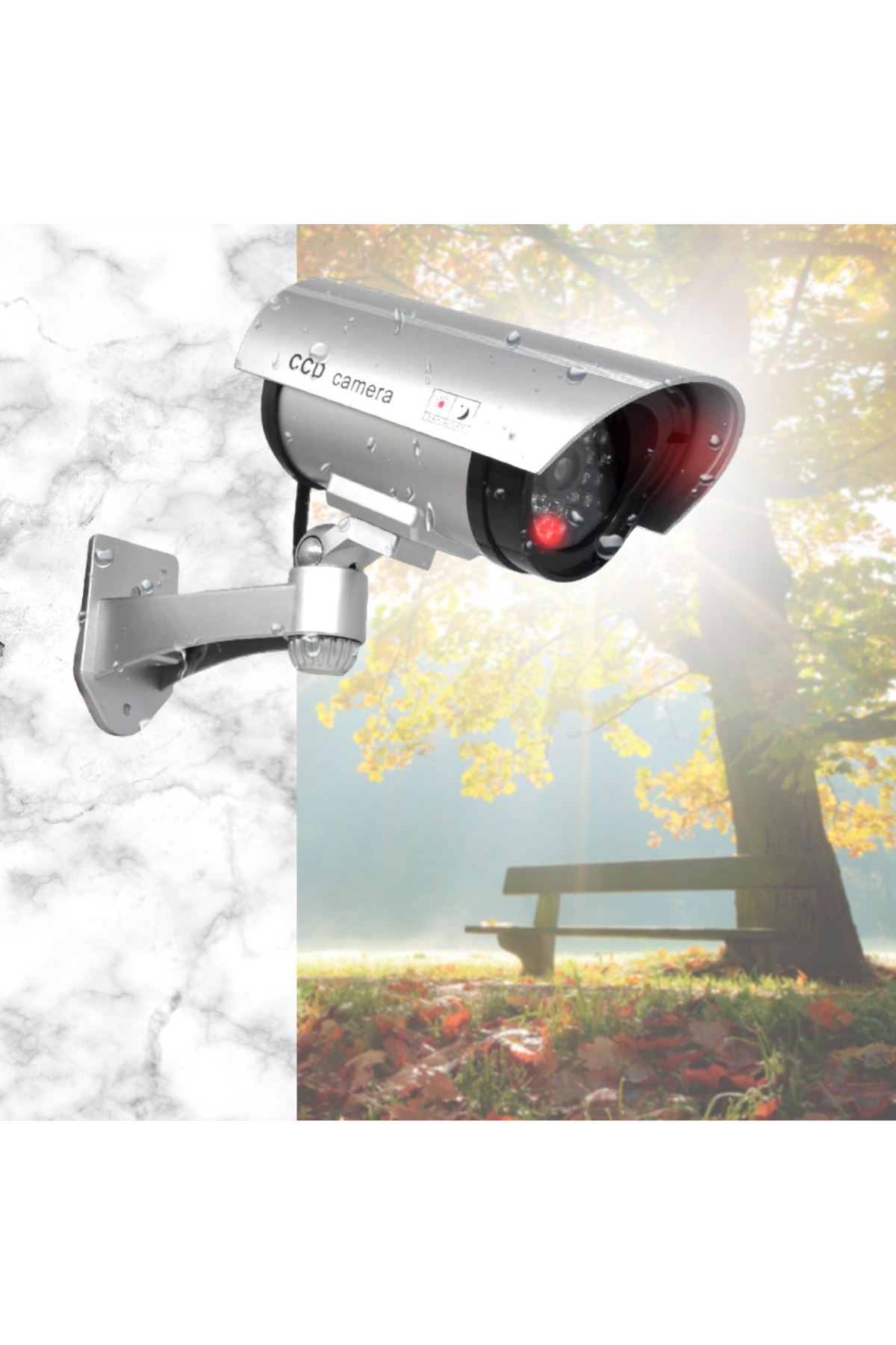 TBL Dekor® %100 Gerçekçi İç ve Dış Mekan İçin Sahte Güvenlik Kamerası