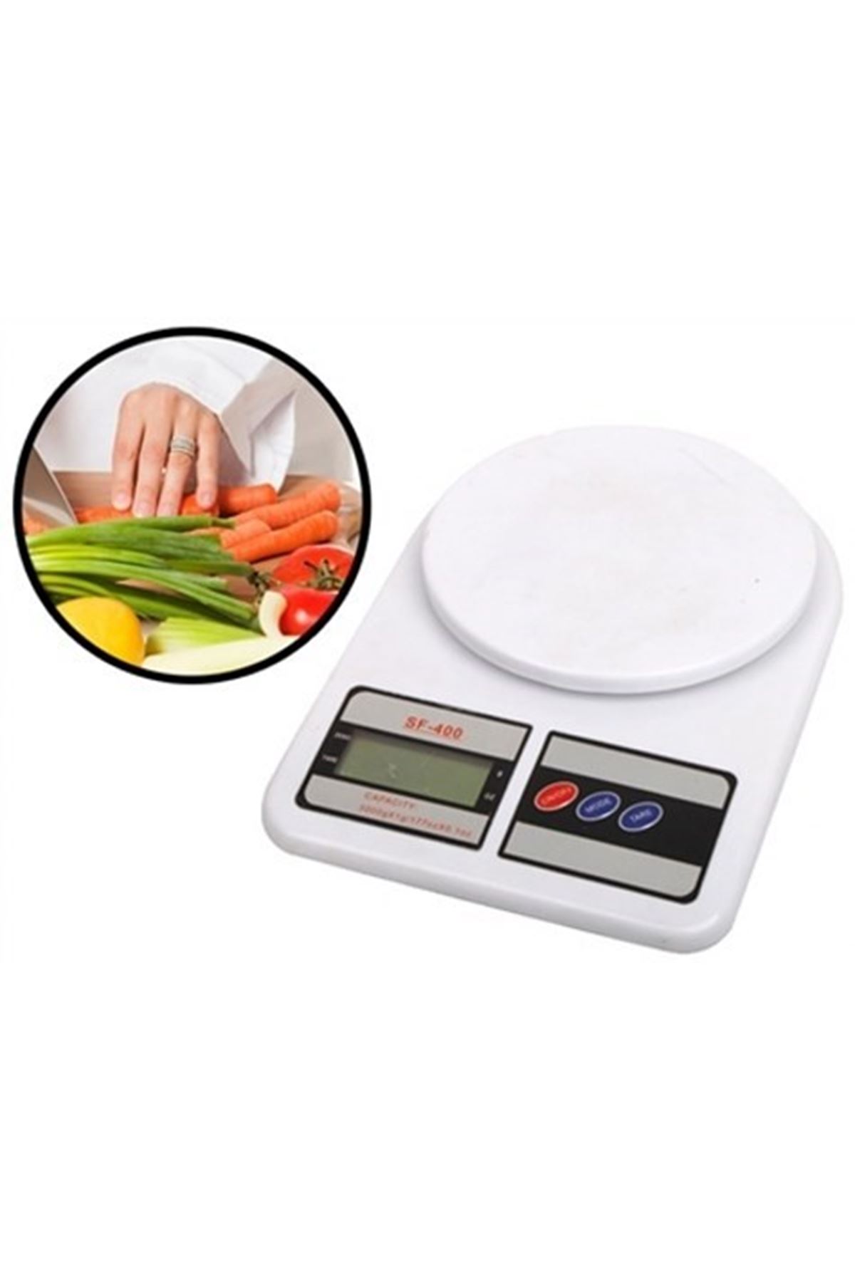 TBL Dekor® LCD Ekranlı Dijital Hassas Mutfak Terazisi Tartısı Baskülü