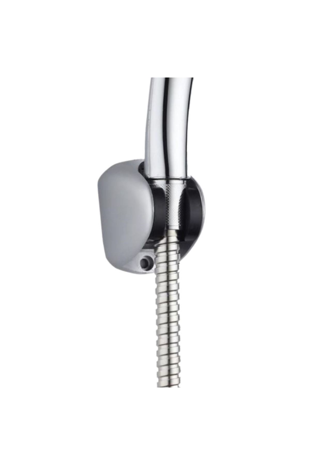 TBL Dekor® Plastik Duş Başlığı Fiskiyesi Hortumu Askısı Mafsal Tutacak