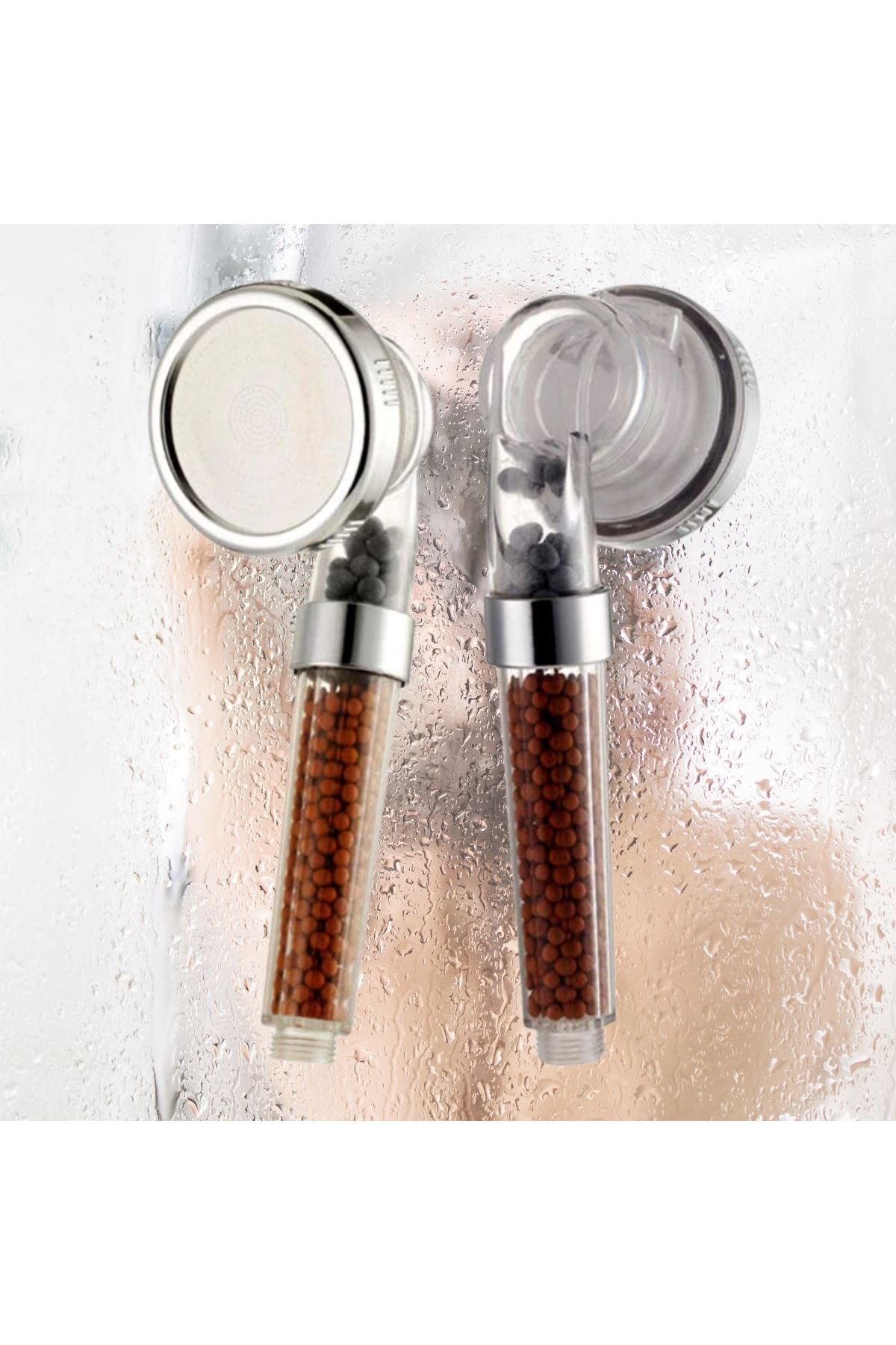 TBL Dekor® %50 Su Tasarruflu ve Arıtmalı Doğal Taşlı Banyo El Duş Başlığı