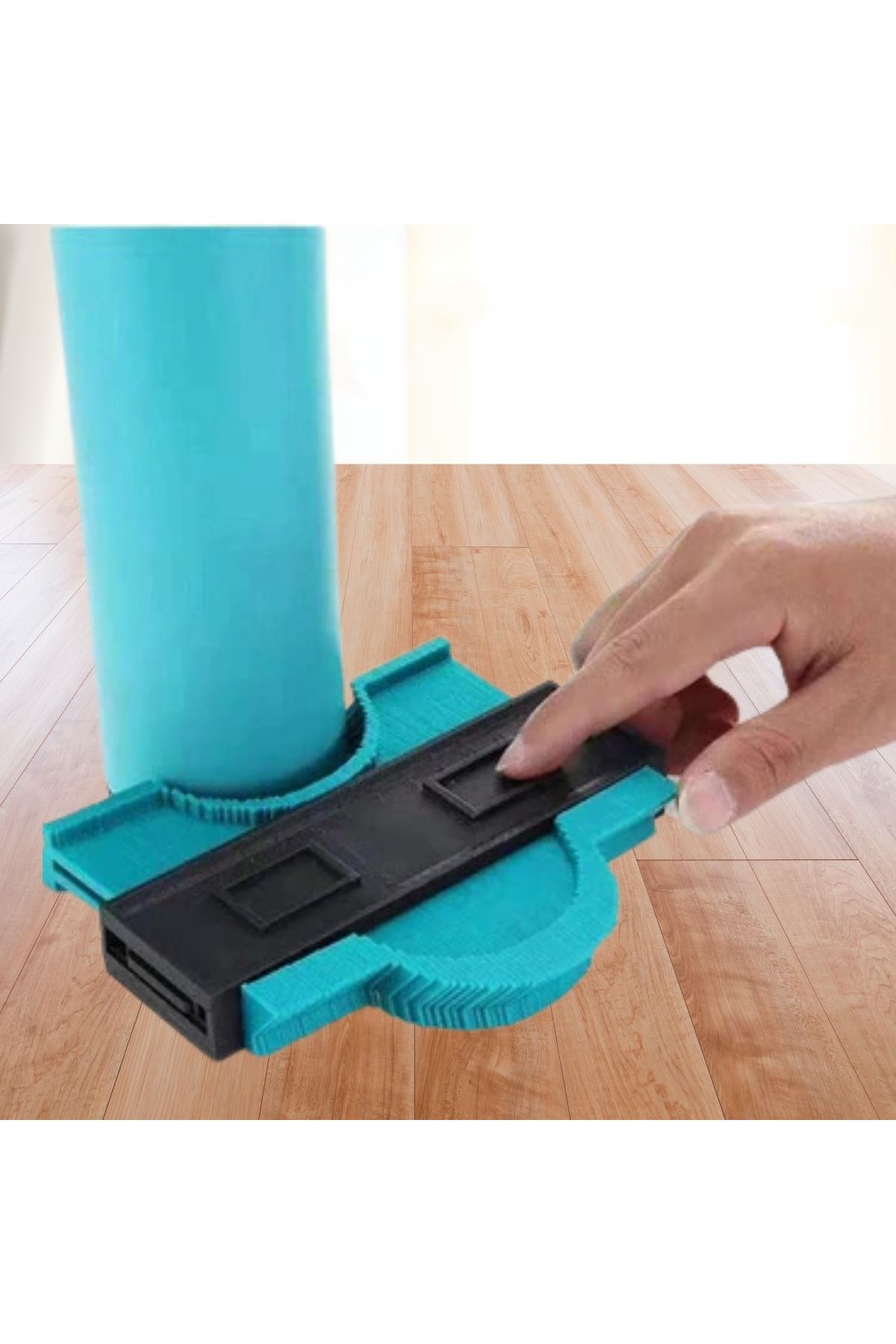 TBL Dekor® Çok Fonksiyonlu Plastik Kontur Ölçüm Cihazı Ahşap Fayans Şekillendirme Kalıbı