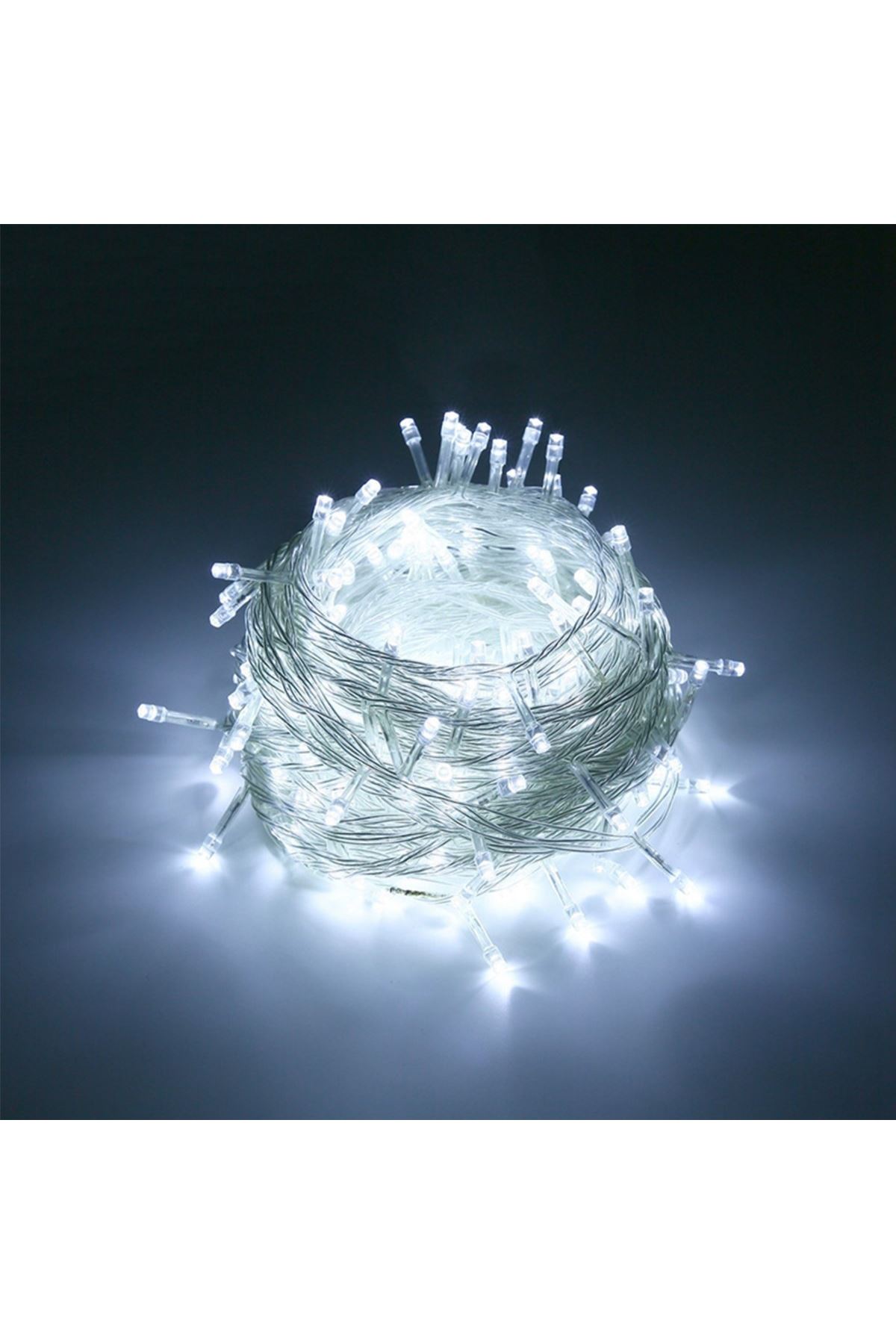TBL Dekor® 100 Ledli 8 Fonksiyonlu 10 Metre Led Aydınlatma Dekor Lambası (beyaz)