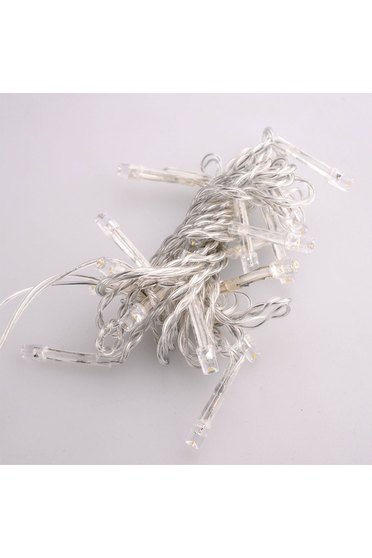 TBL Dekor® 100 Ledli 8 Fonksiyonlu 10 Metre Led Aydınlatma Dekor Lambası (beyaz)