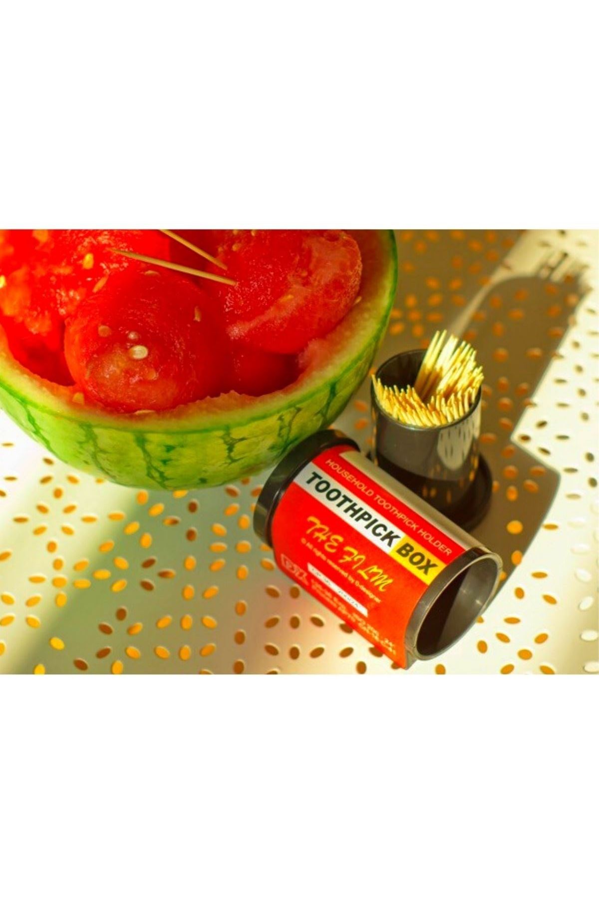 Dörtgen Fotoğraf Filmi Şeklinde Kürdanlık Kürdan Tutucu Kutu