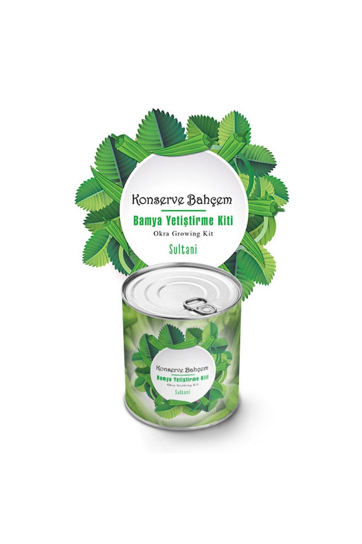 TBL Dekor® Konserve Bahçem Evde Konservede Sultani Bamya Yetiştirme Kiti