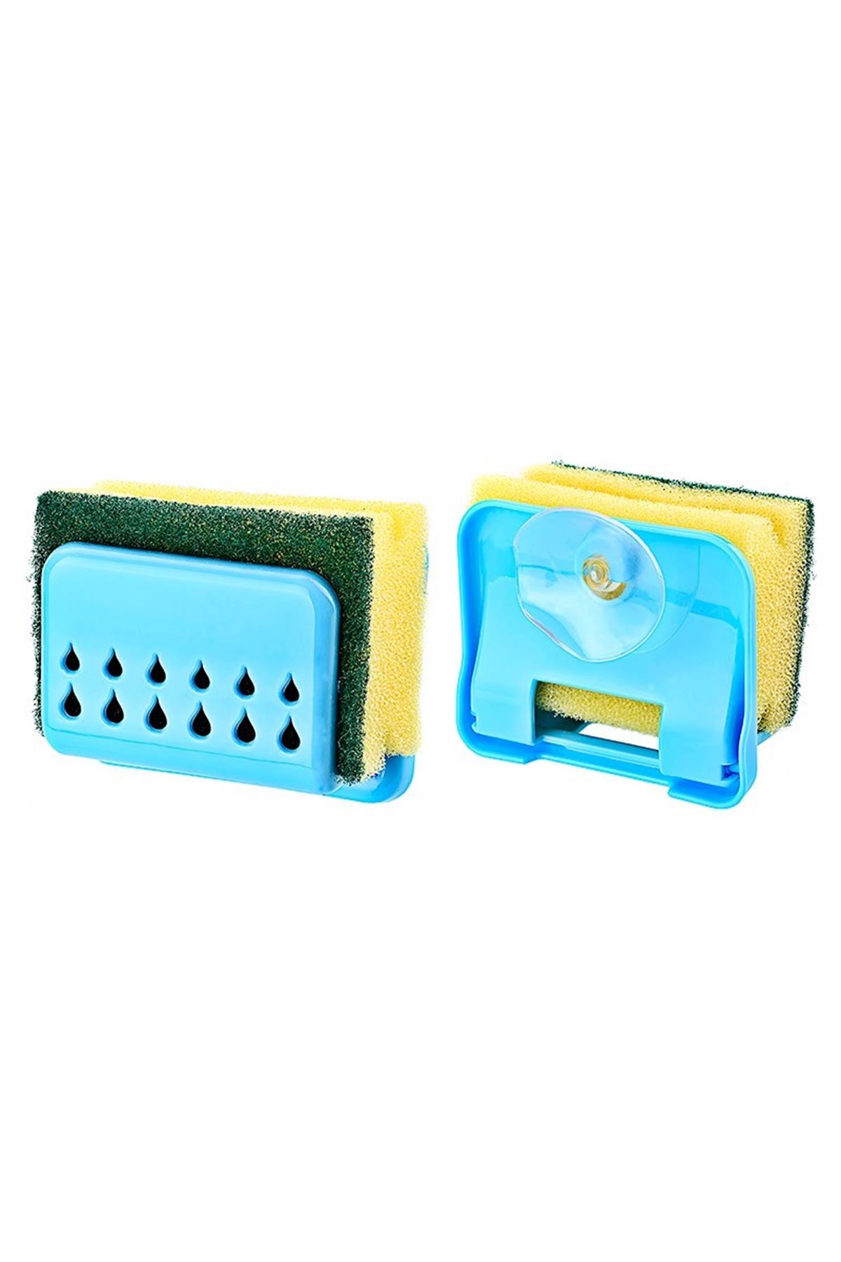 TBL Dekor® Pratik Mutfak Lavabo Vantuzlu Bulaşık Süngeri Askısı Aparatı