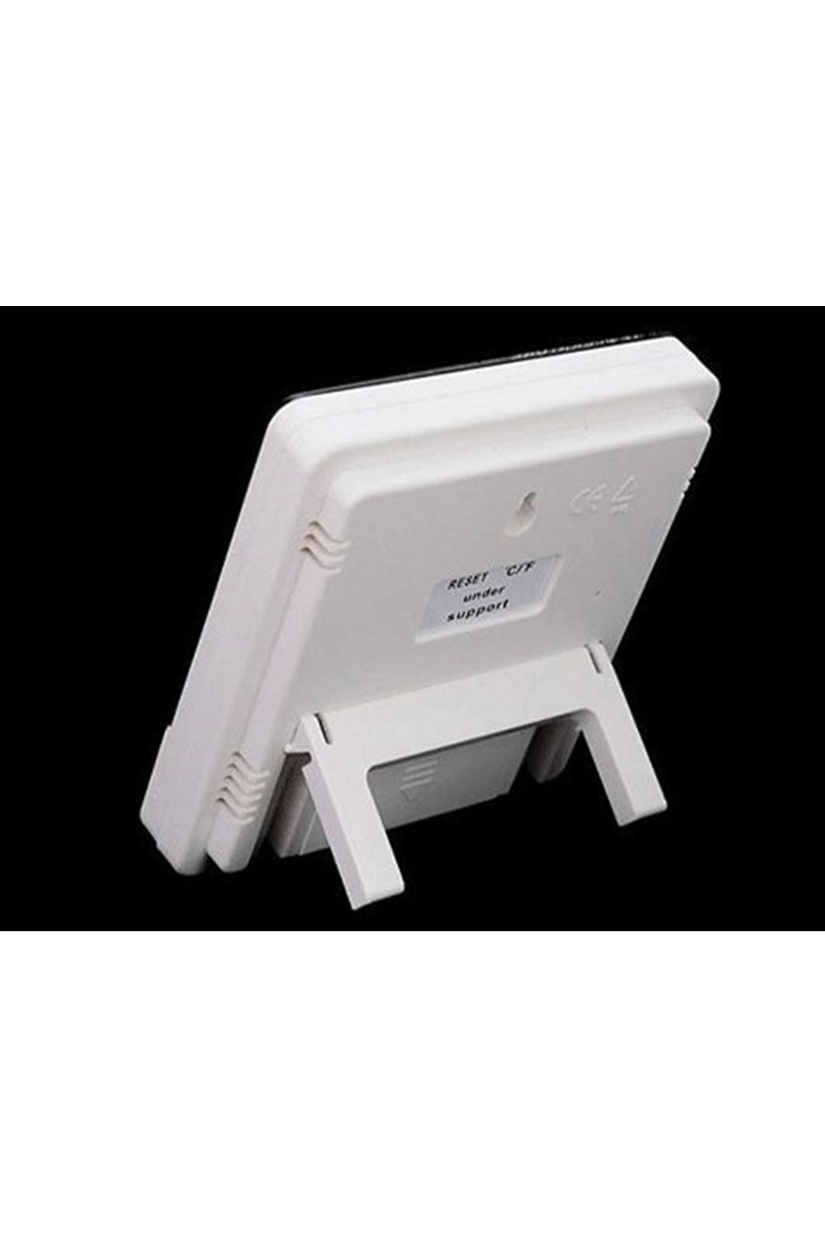 TBL Dekor® Bebek Odası Masaüstü Dijital Termometre Nem Ölçer Higrometre Saat