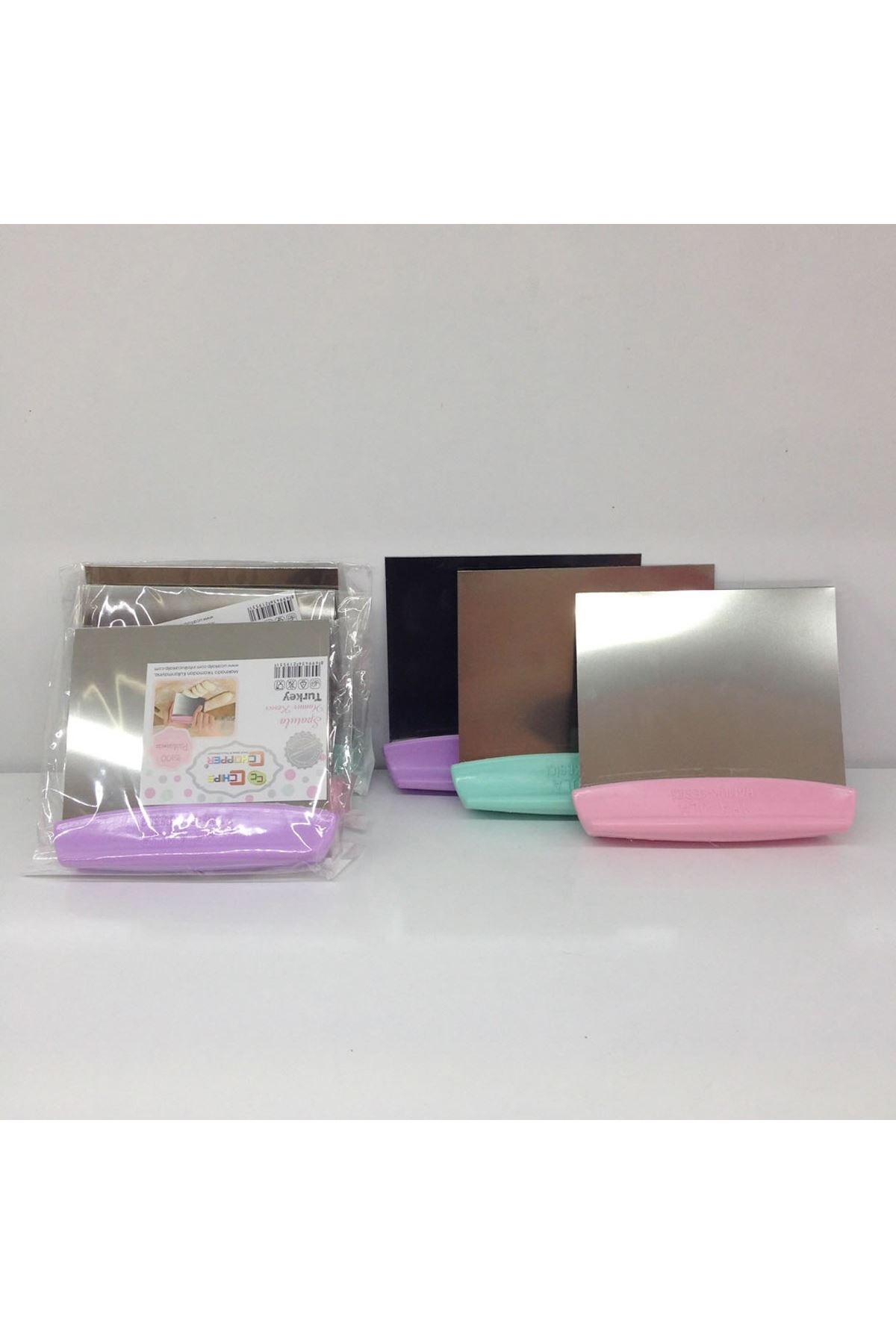 TBL Dekor® Çelik Hamur Kesici Kazıyıcı Pasta Kek Dekorasyon Spatula Aleti