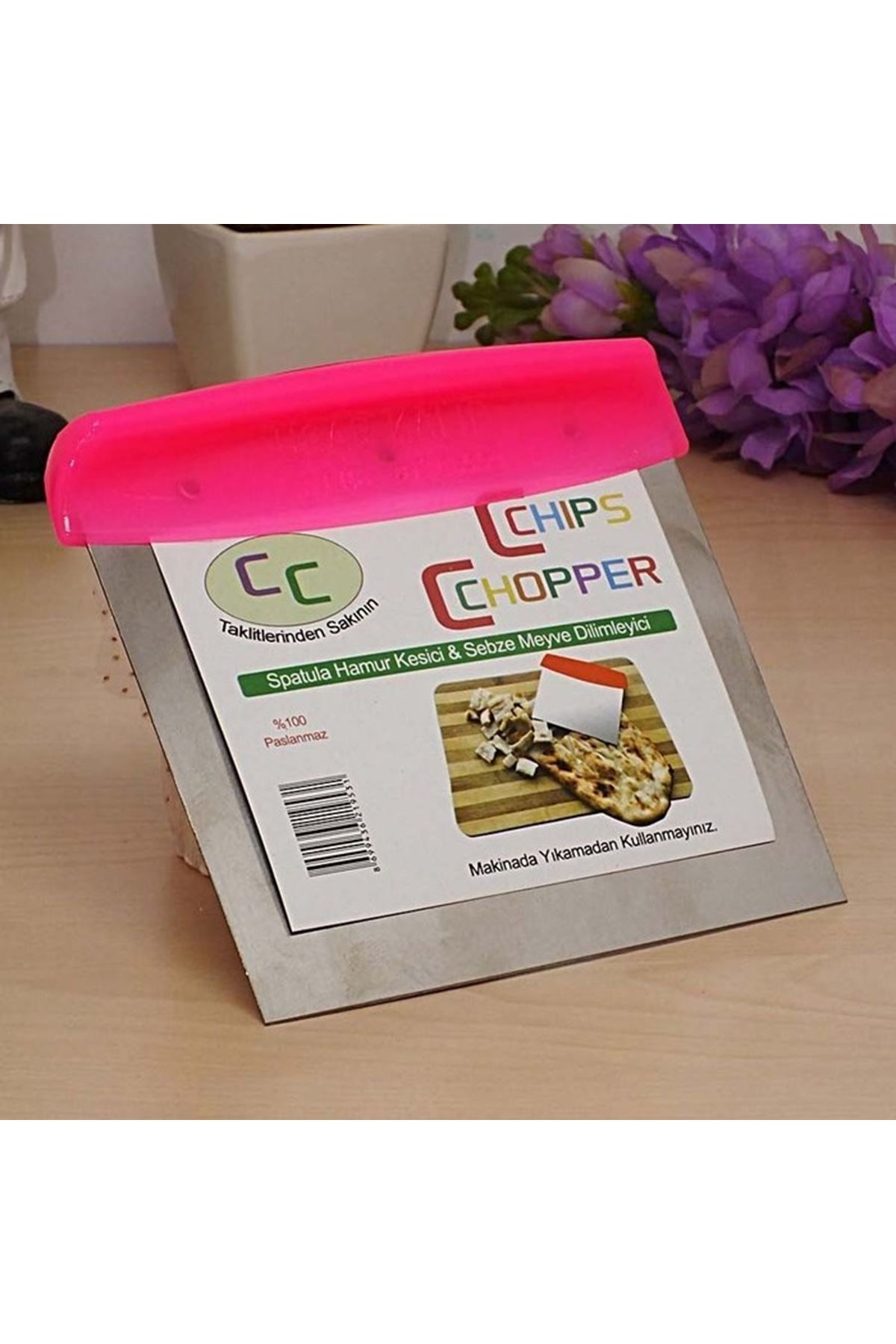 TBL Dekor® Çelik Hamur Kesici Kazıyıcı Pasta Kek Dekorasyon Spatula Aleti