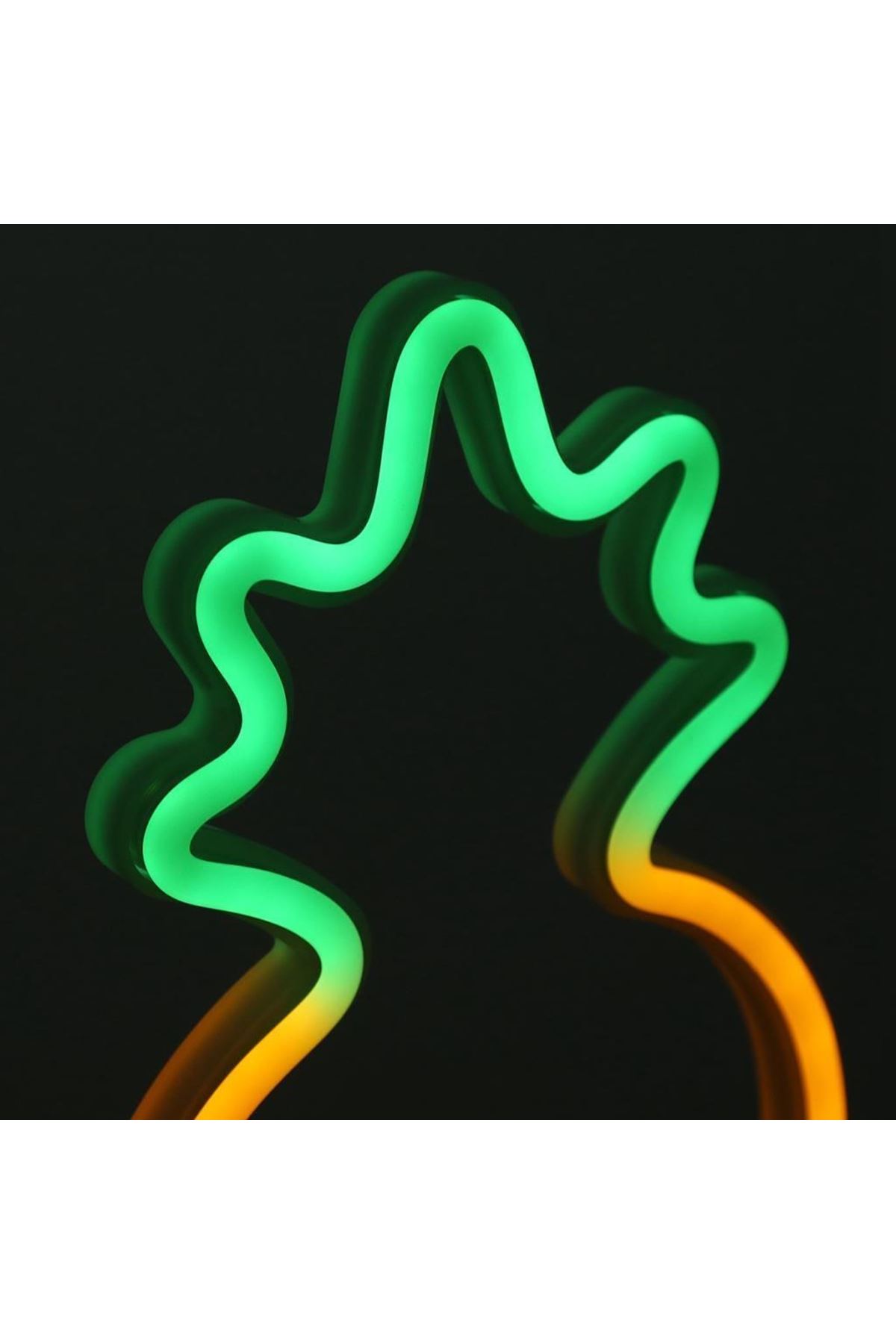 TBL Dekor® Dekoratif Ananaslı Neon Led Masa Ve Gece Lambası Hediyelik Lamba