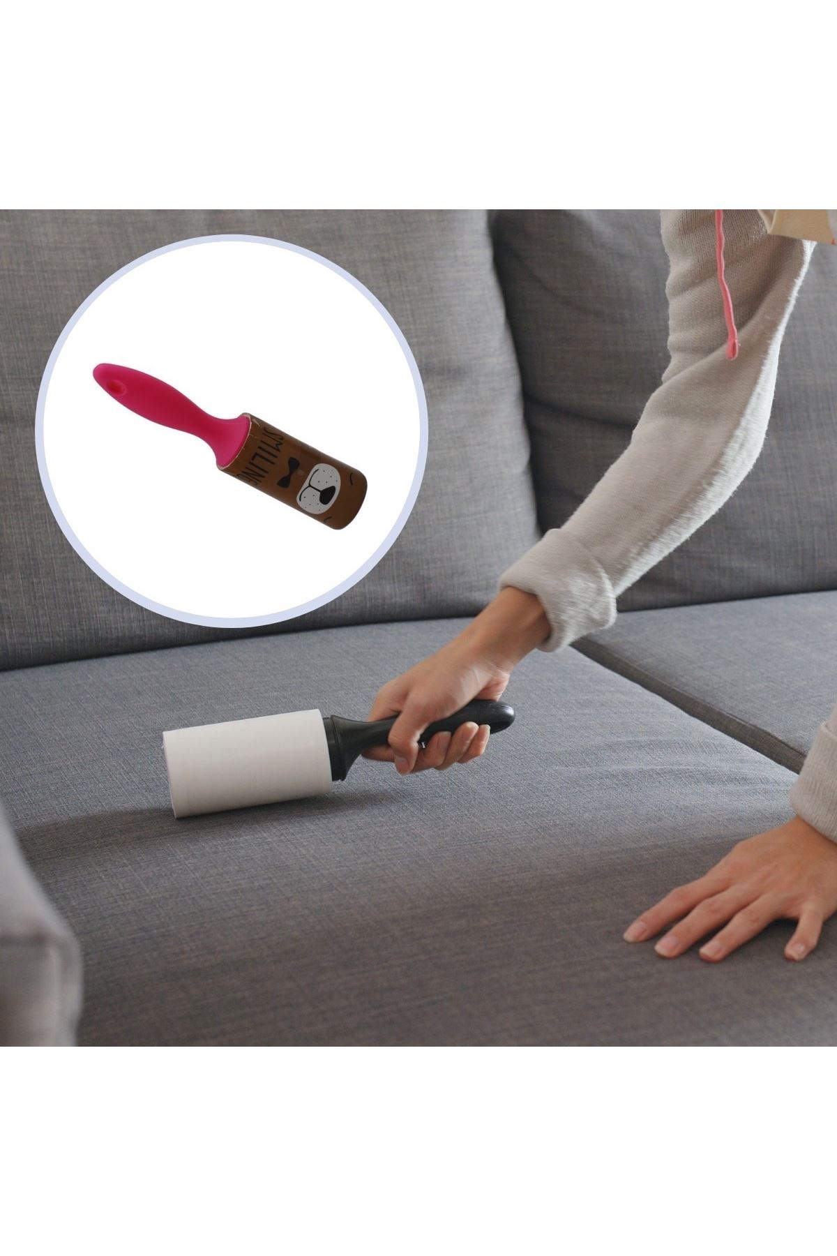 TBL Dekor® Pratik Tüy Alma ve Temizleme Tüy Toplama Makinesi Rulo Aparat