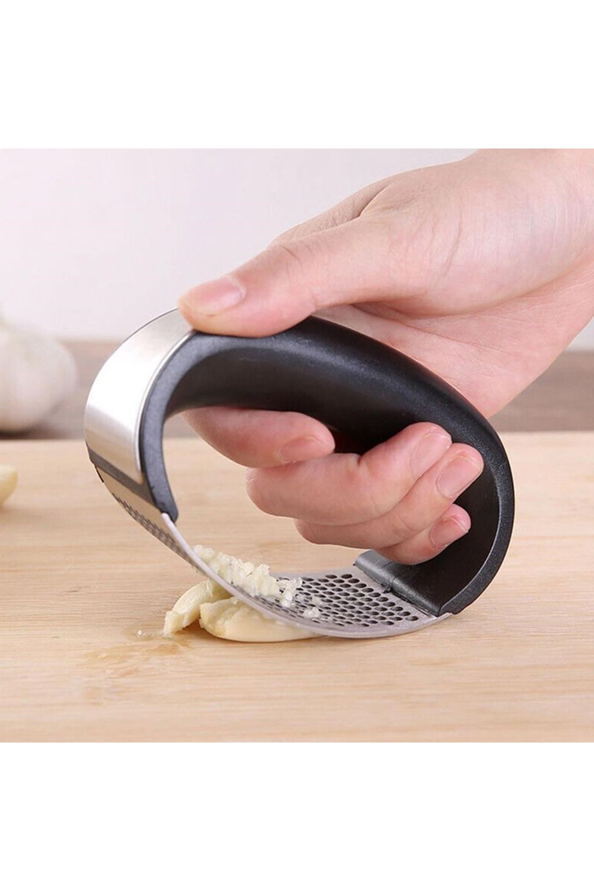 TBL Dekor® Yeni Sarımsak Ezici Paslanmaz Çelik Garlic Press
