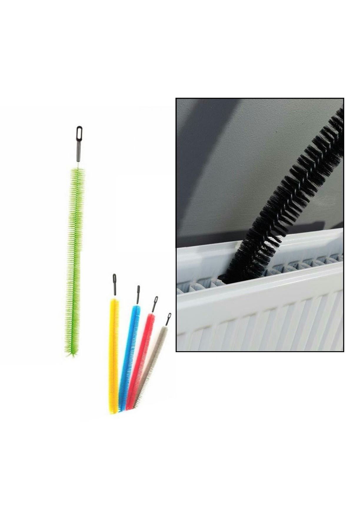 TBL Dekor® Ergonomik Pratik Kolay Kalorifer Peteği Temizleme Fırçası Aleti