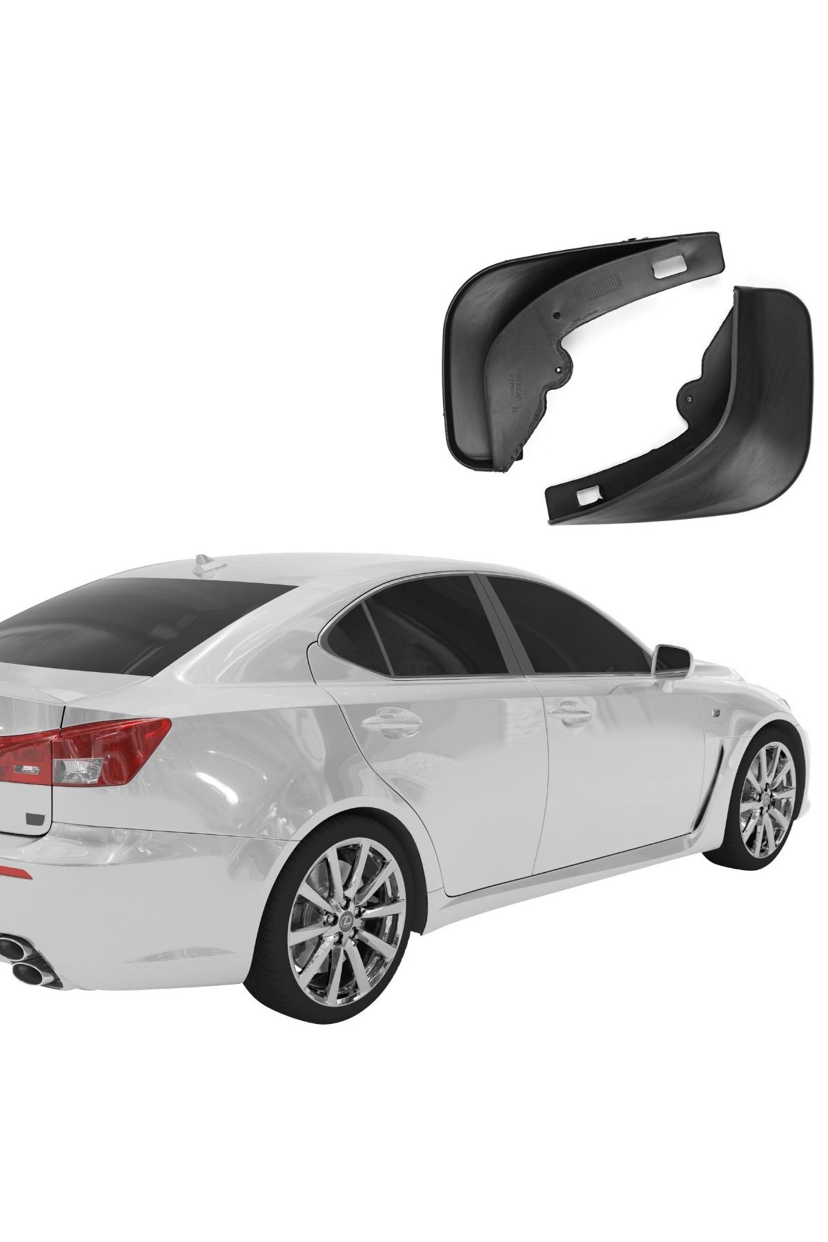 TBL Dekor® 2 Adet Ön veya Arkaya Uygun Çamur Önleyici Paçalık 32 x19 cm