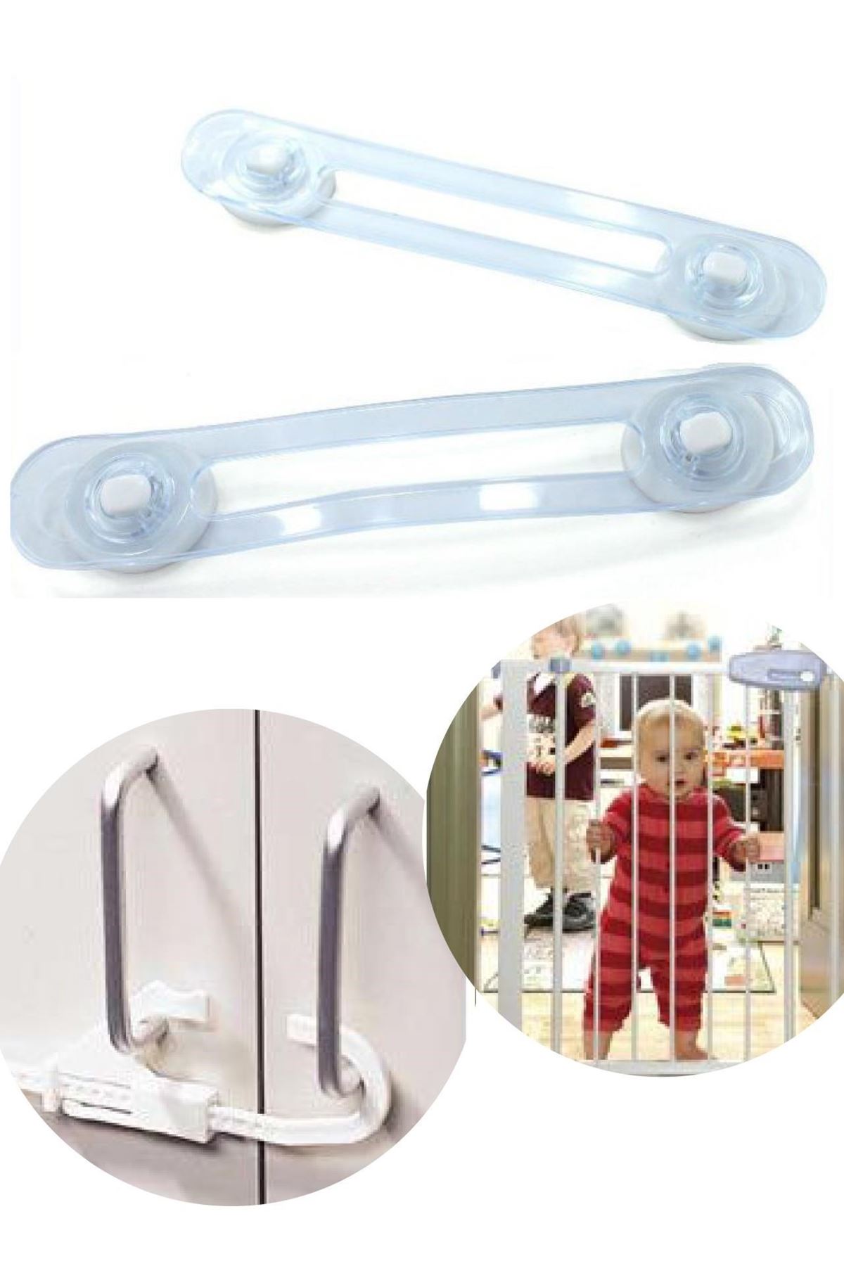 TBL Dekor® Bebek ve Çocuklar İçin Dolap Çekmece Emniyet Güvenlik Kilidi