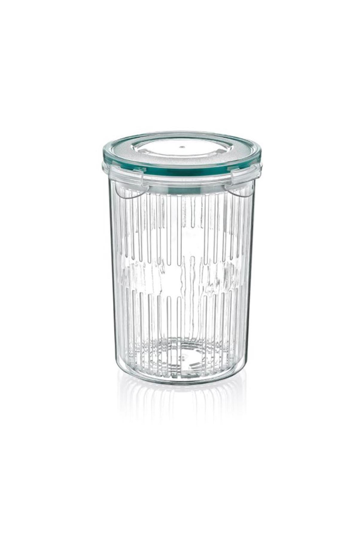 TBL Dekor® Zeytin Turşu Sebze Yıkama Kutusu Klipsli Kapaklı Saklama Kabı