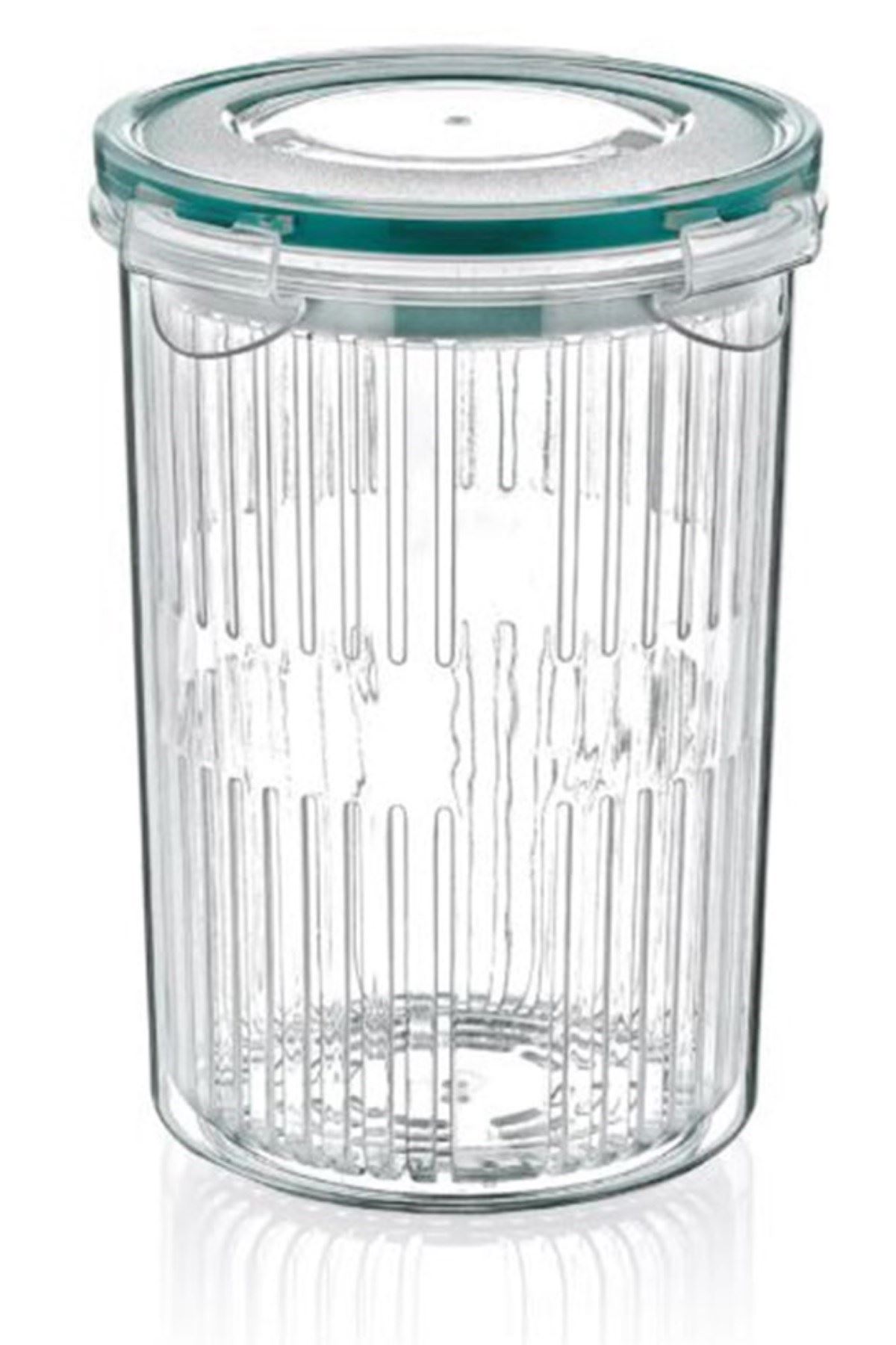 TBL Dekor® Zeytin Turşu Sebze Yıkama Kutusu Klipsli Kapaklı Saklama Kabı