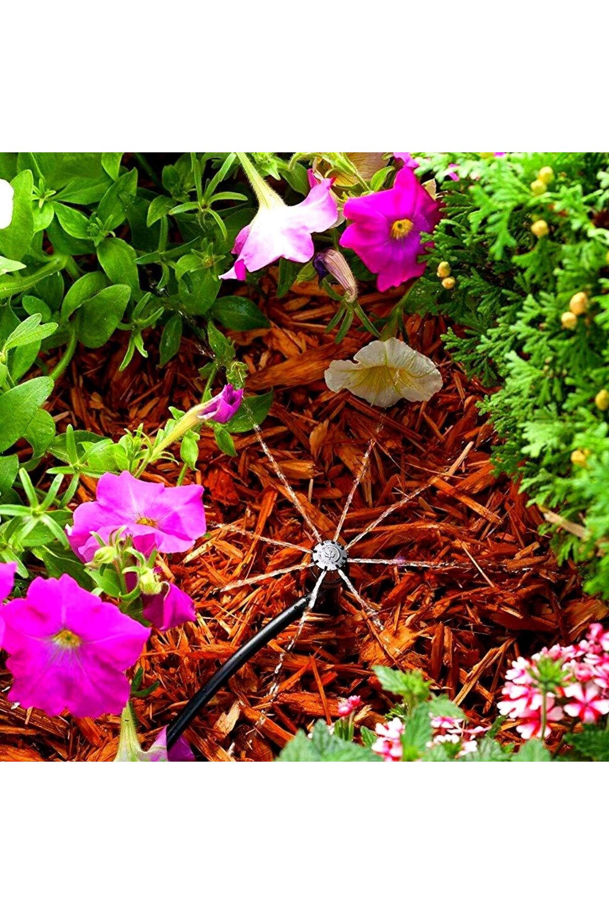 TBL Dekor® 10 Metre Bahçe Damlama Sulama Sistemi Seti Hortum ve Ek Parçaları